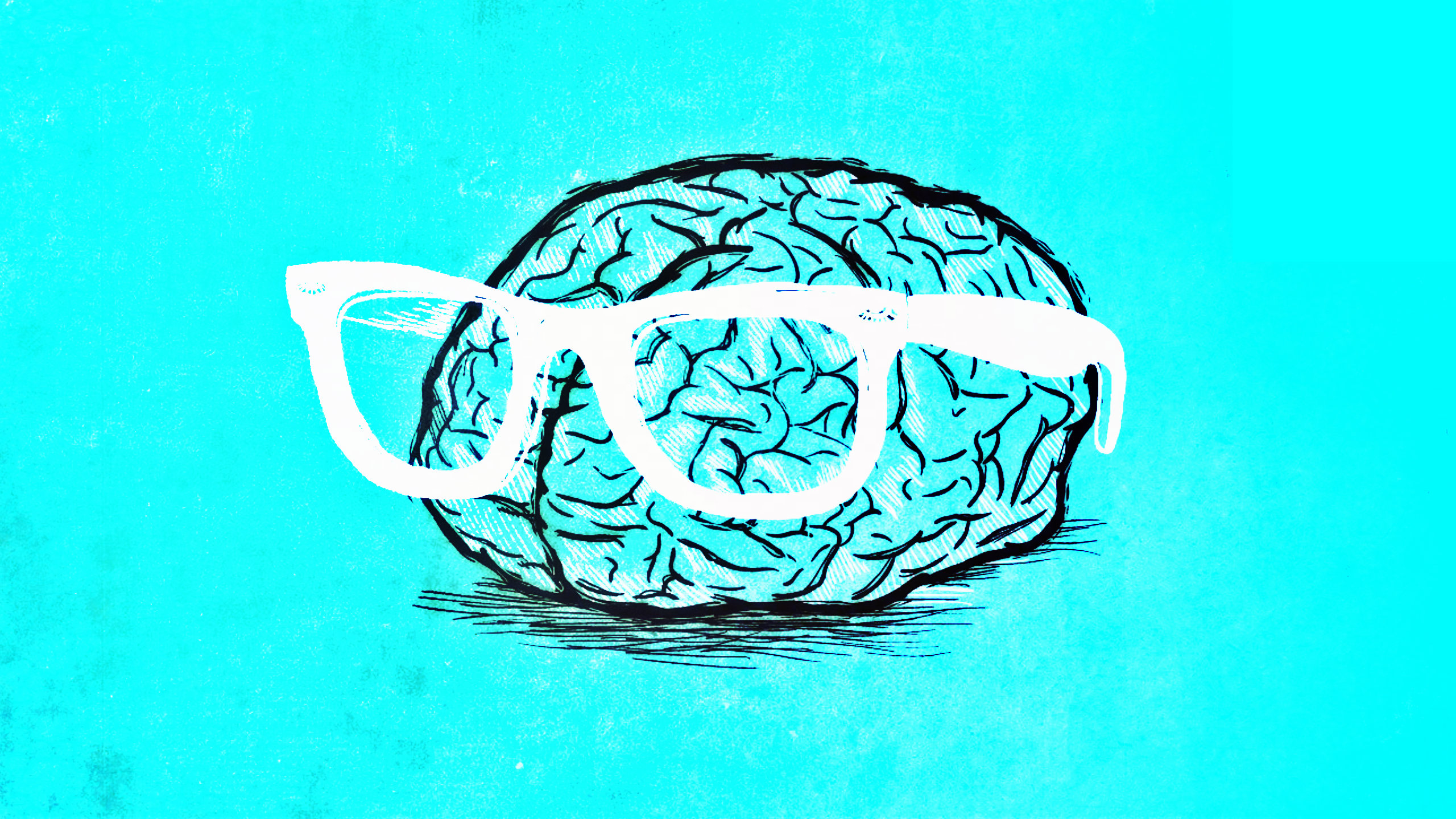 brain, humor, nerd, blue, weird