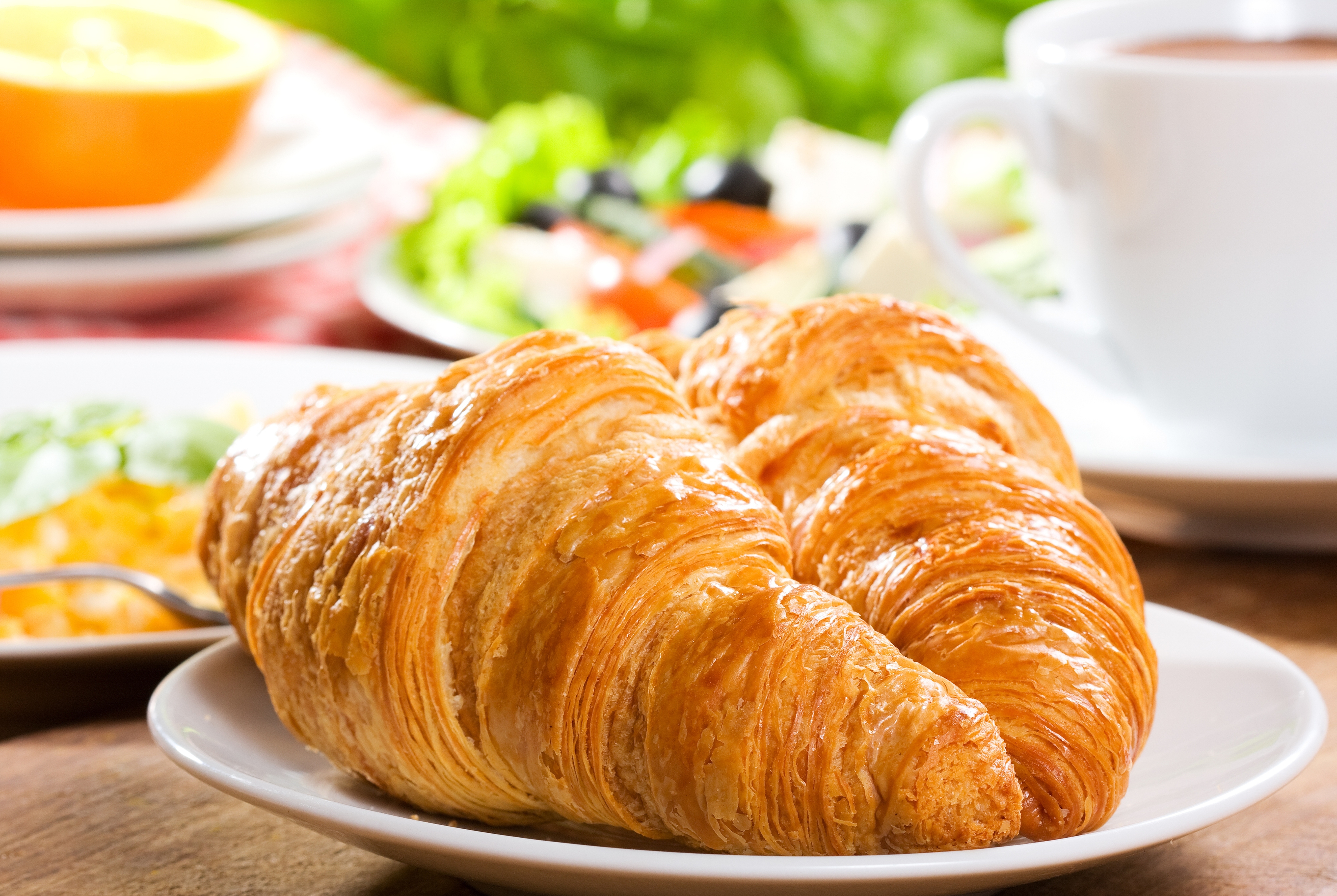 Baixar papel de parede para celular de Comida, Café Da Manhã, Croissant gratuito.