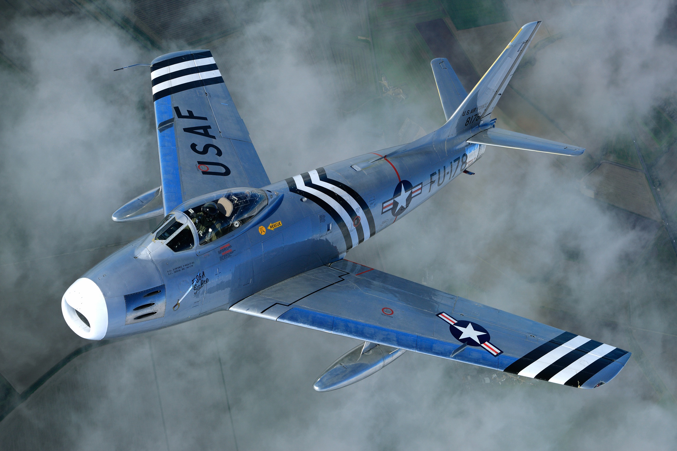 military, north american f 86 sabre, aircraft, jet fighter, warplane, jet fighters