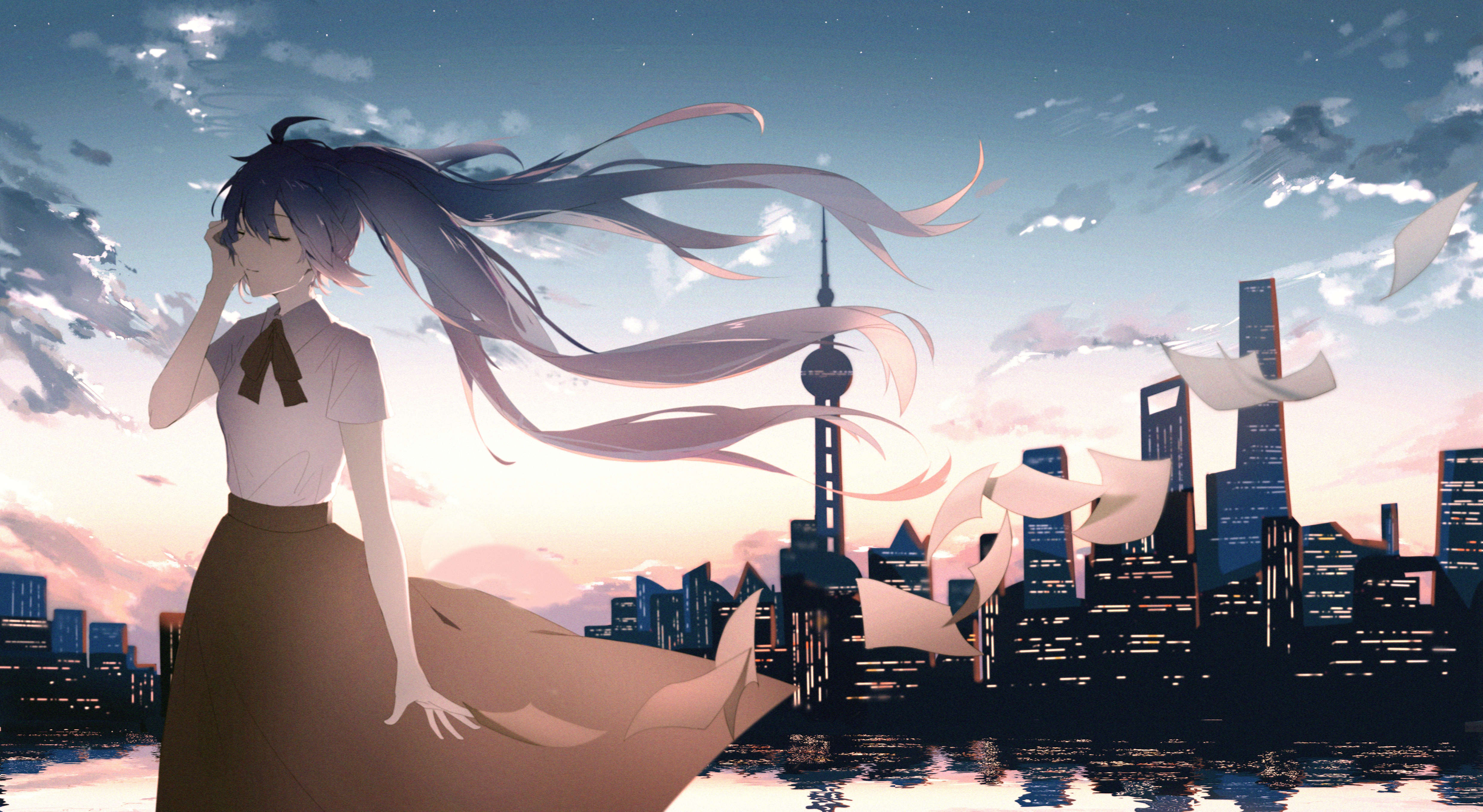 Free download wallpaper Anime, Vocaloid, Hatsune Miku on your PC desktop