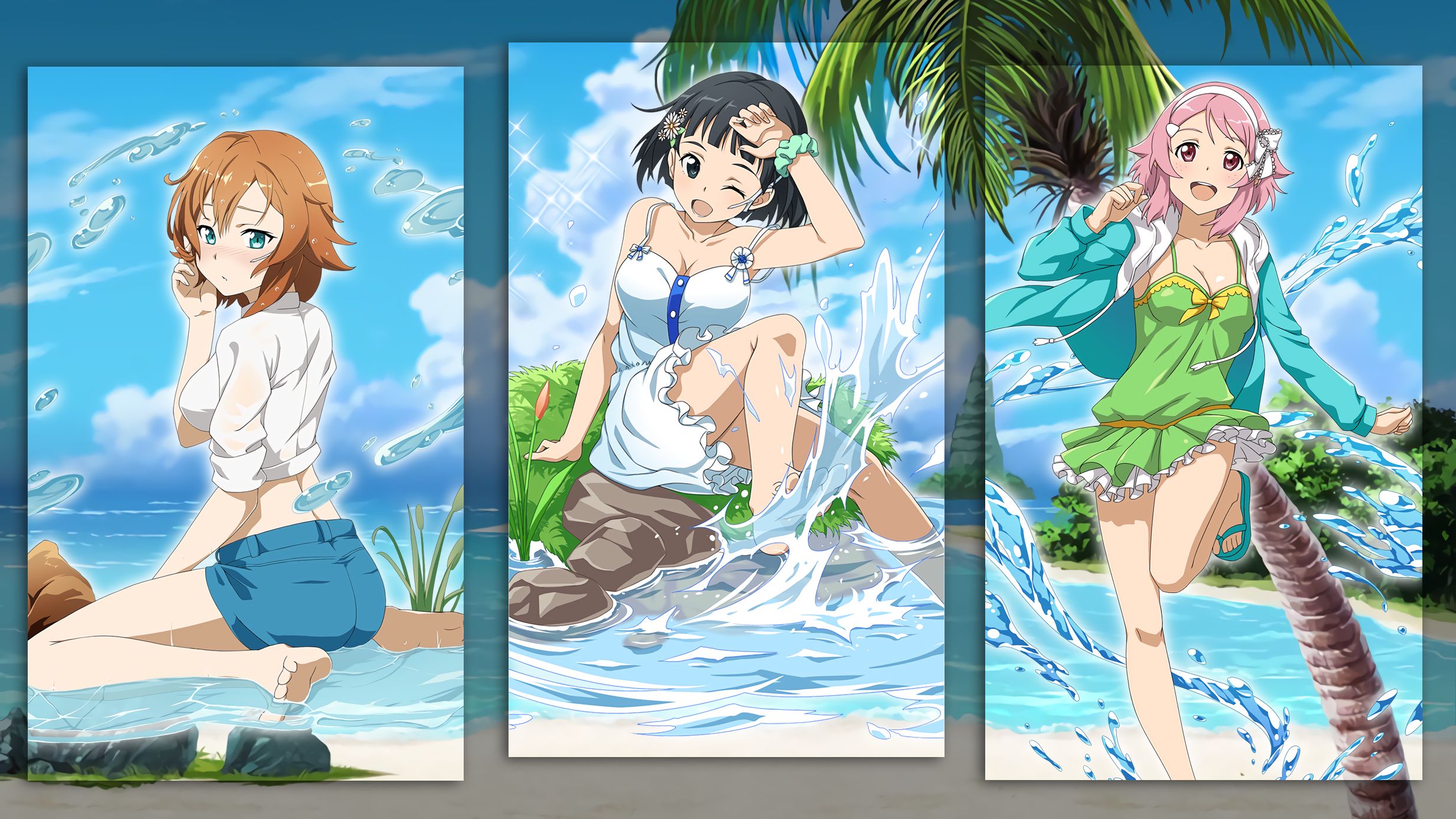 Download mobile wallpaper Anime, Summer, Sword Art Online, Sword Art Online: Memory Defrag for free.