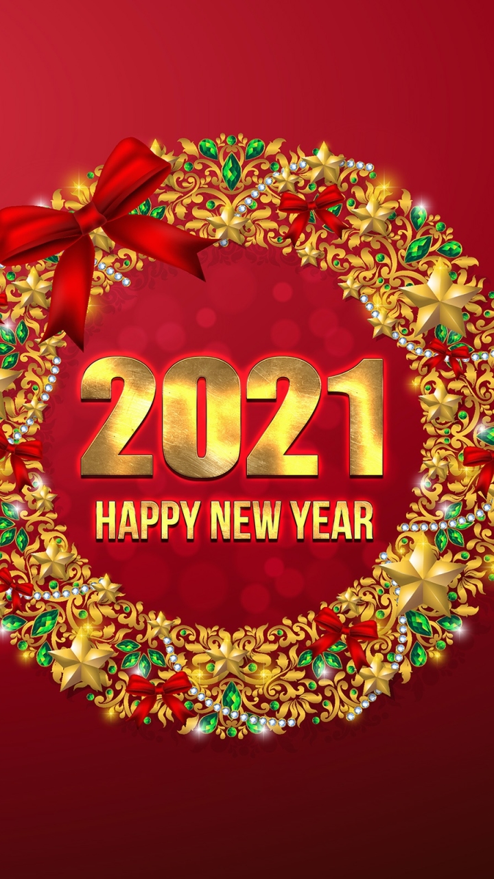 Download mobile wallpaper Holiday, Happy New Year, New Year 2021 for free.