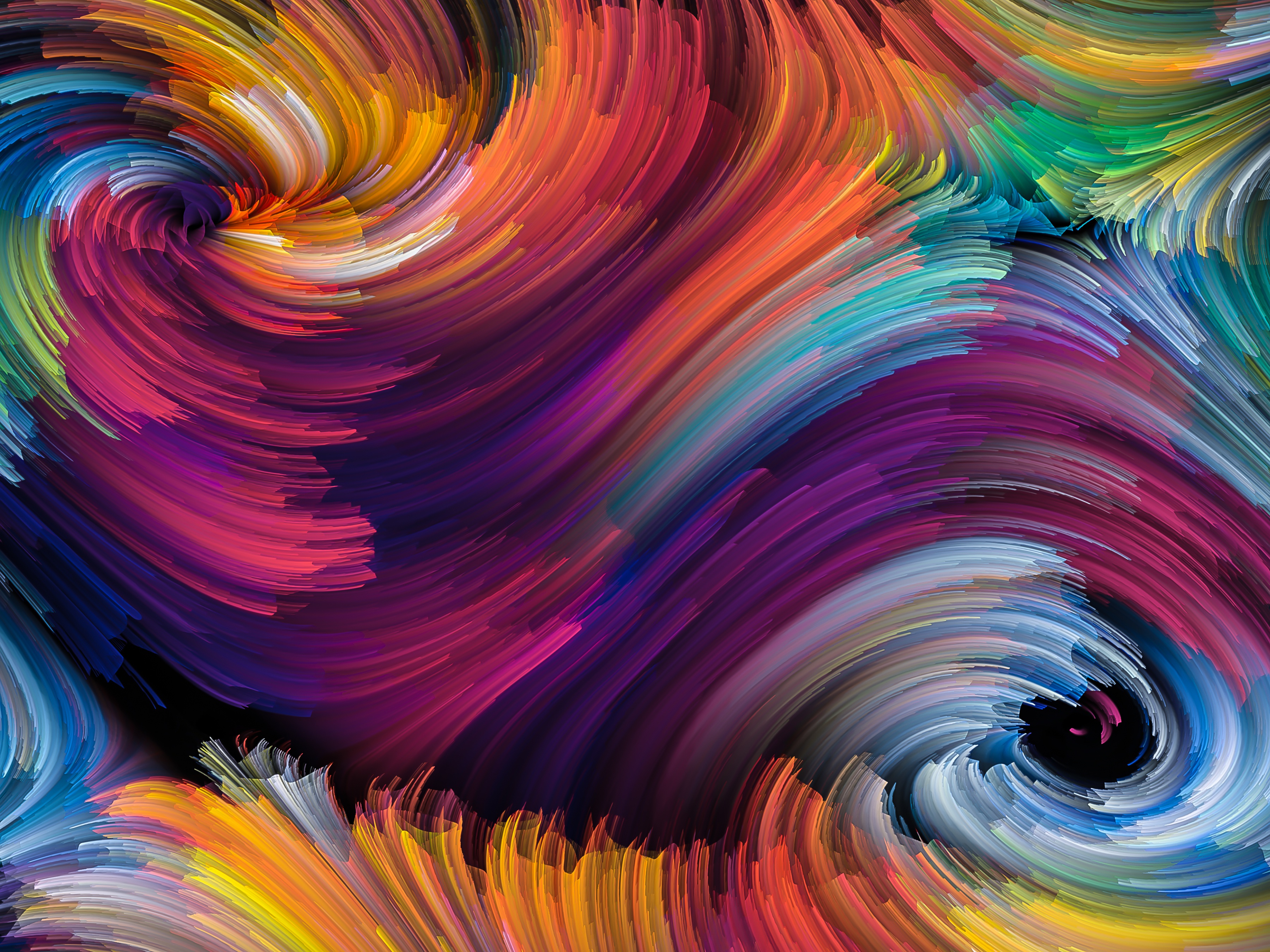 Download mobile wallpaper Abstract, Colors, Colorful, Swirl for free.