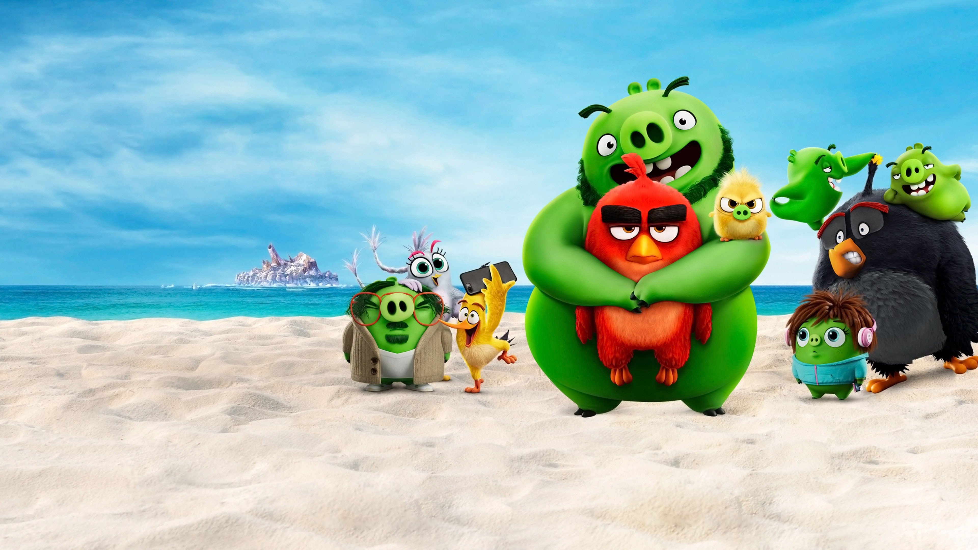 Laden Sie Angry Birds 2: Der Film HD-Desktop-Hintergründe herunter