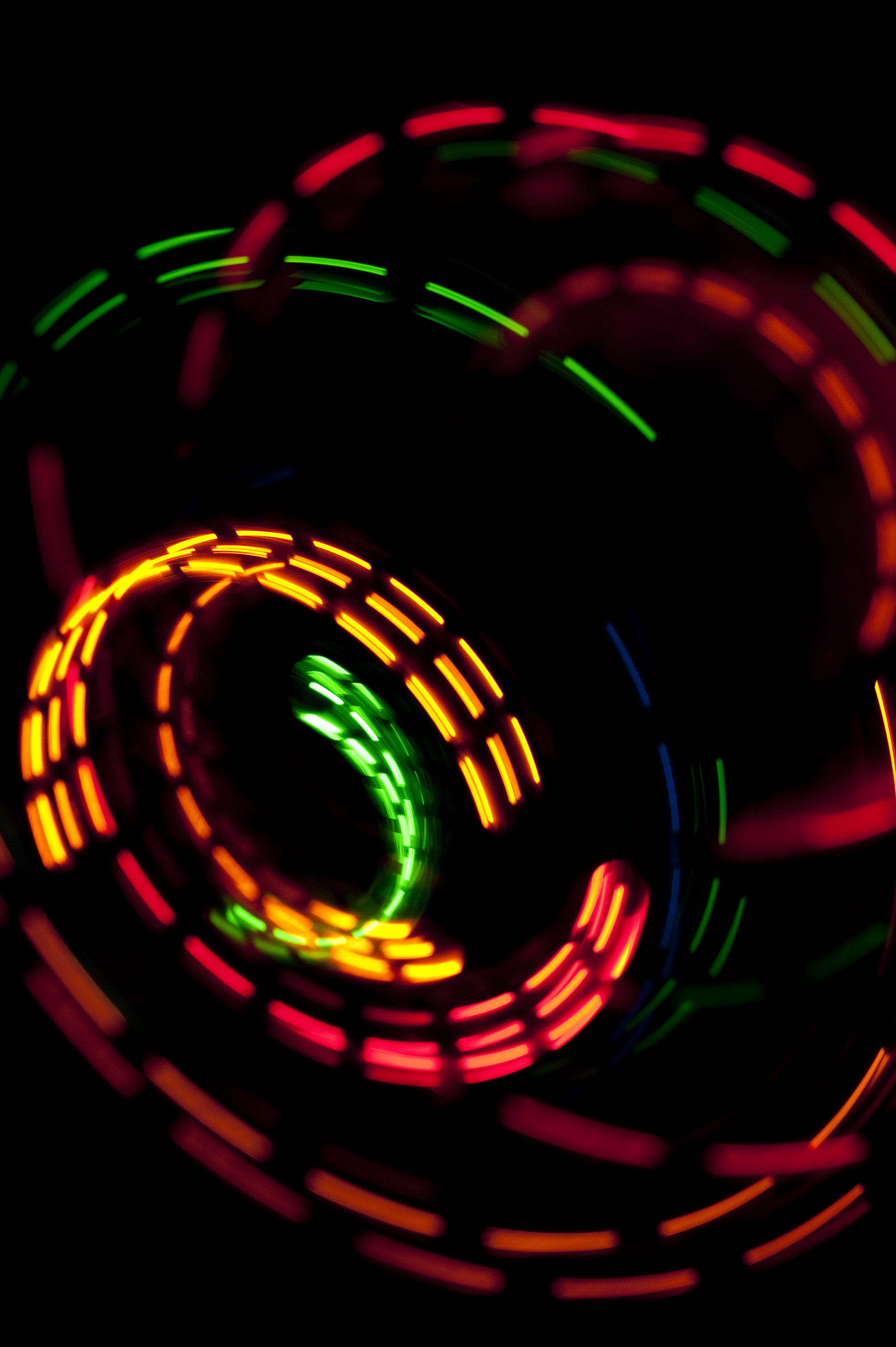 1920x1080 Background movement, abstract, shine, light, multicolored, motley, traffic, long exposure