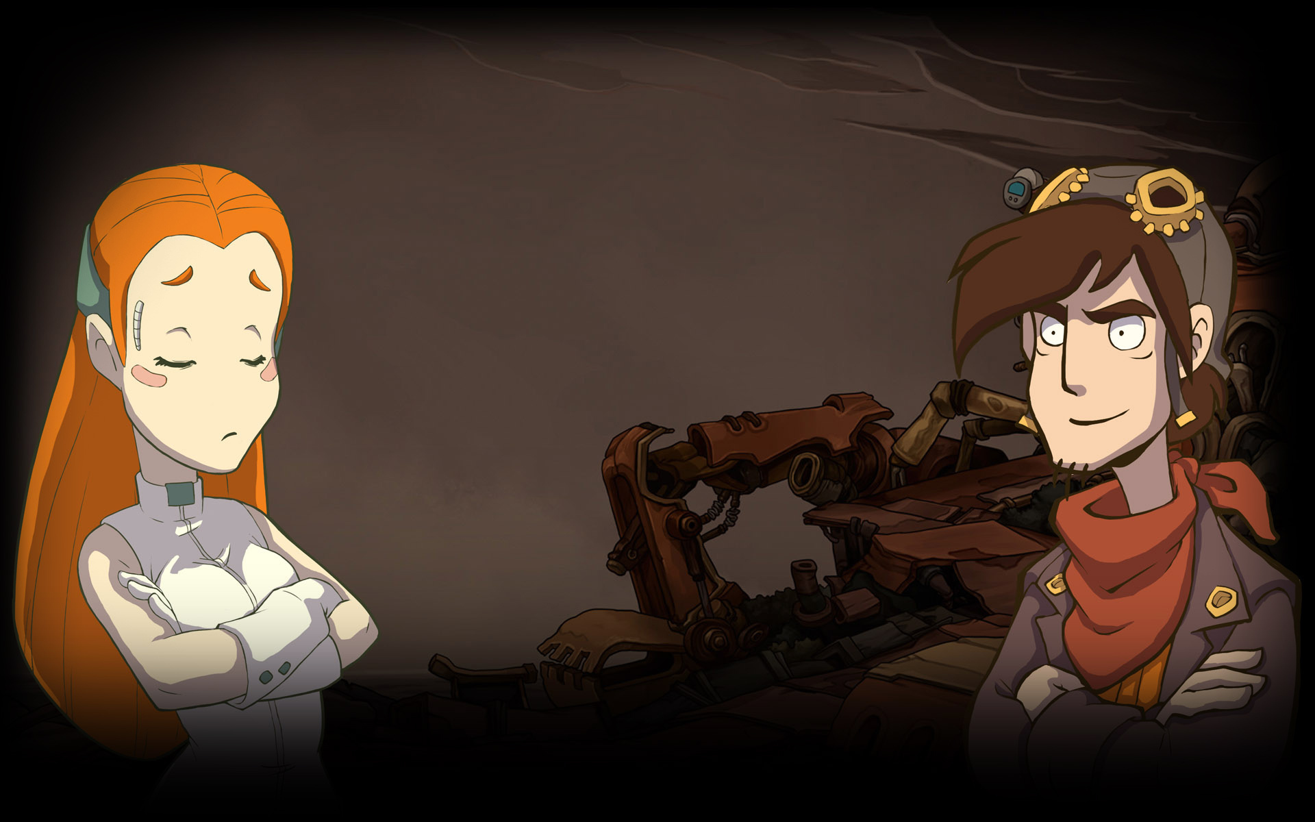 video game, chaos on deponia