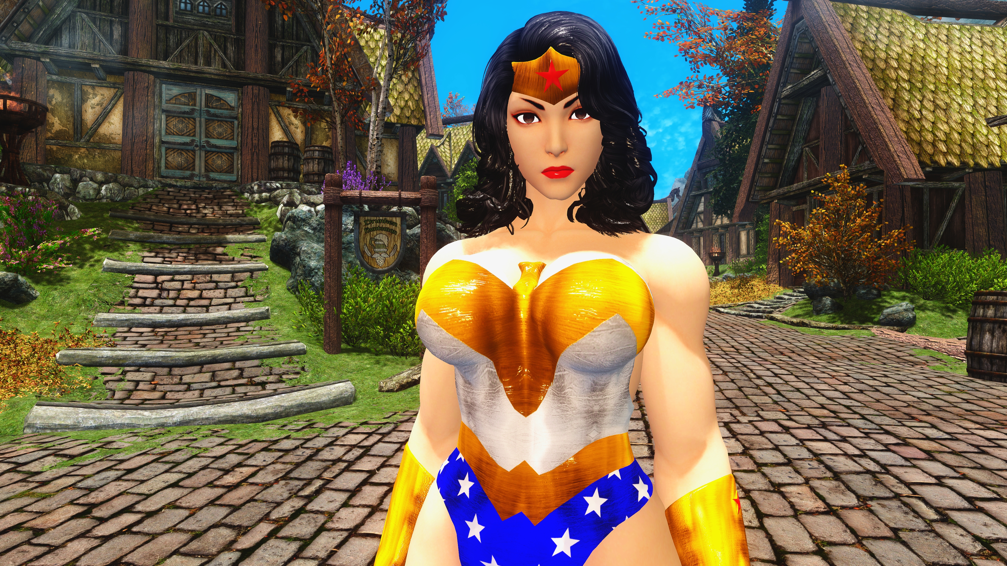 Free download wallpaper Crossover, Video Game, Wonder Woman, Chun Li (Street Fighter), Street Fighter V on your PC desktop