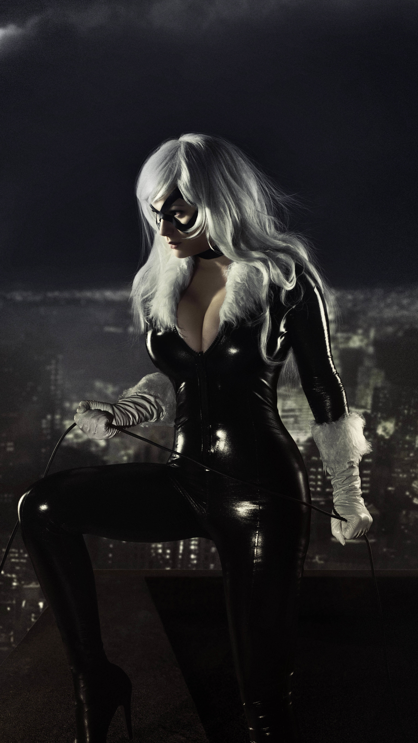 Descarga gratuita de fondo de pantalla para móvil de Mujeres, Cosplay, Gato Negro (Marvel Comics).