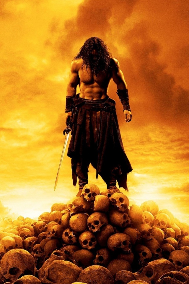 conan the barbarian, movie, conan the barbarian (2011), skull, warrior