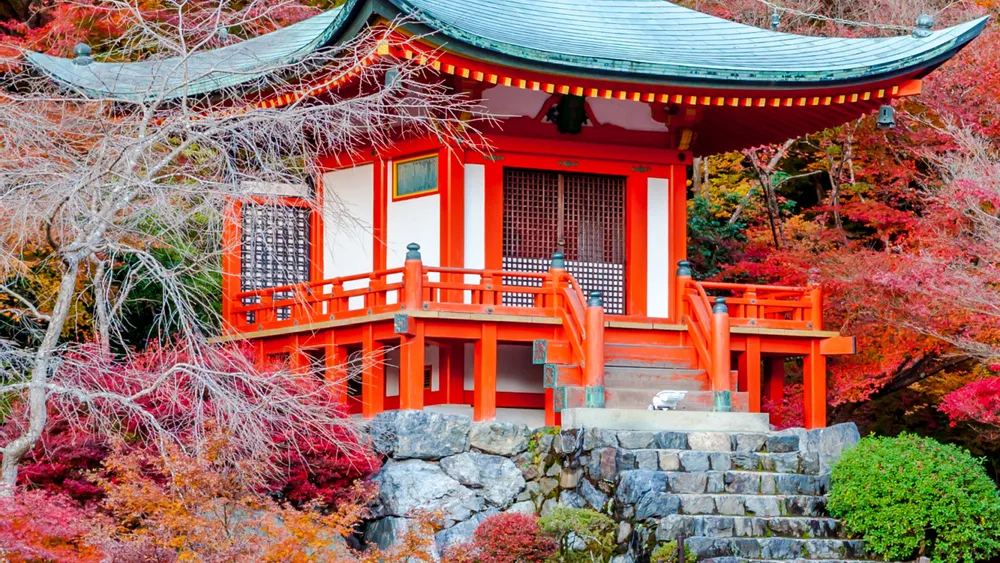 Desktop wallpaper: Religious, Daigo Ji, Bridge, Temple, Reflection ...