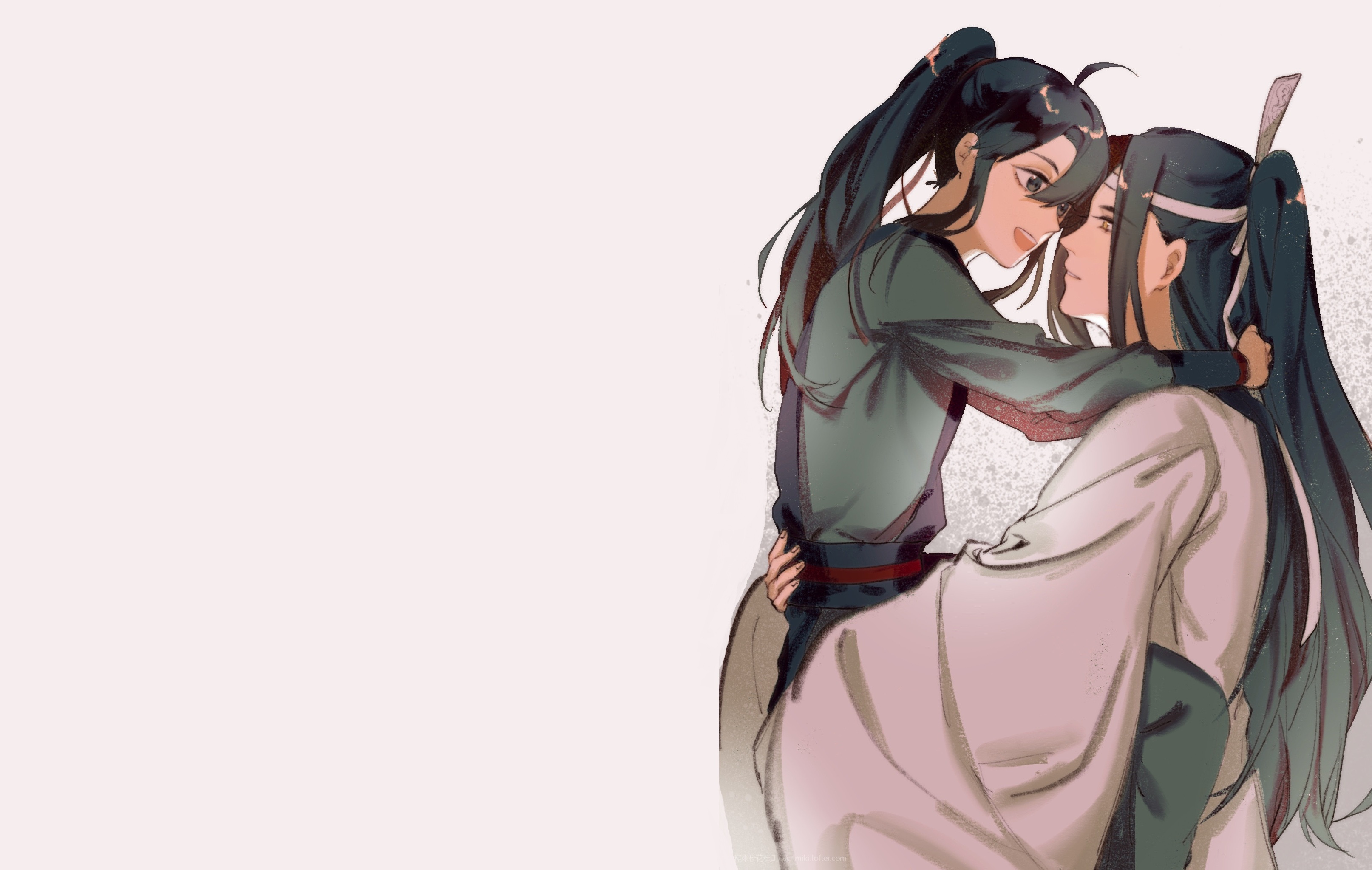 Laden Sie das Animes, Lanzhan, Wei Yin, Lan Wangji, Wei Wuxian, Mo Dao Zu Shi-Bild kostenlos auf Ihren PC-Desktop herunter