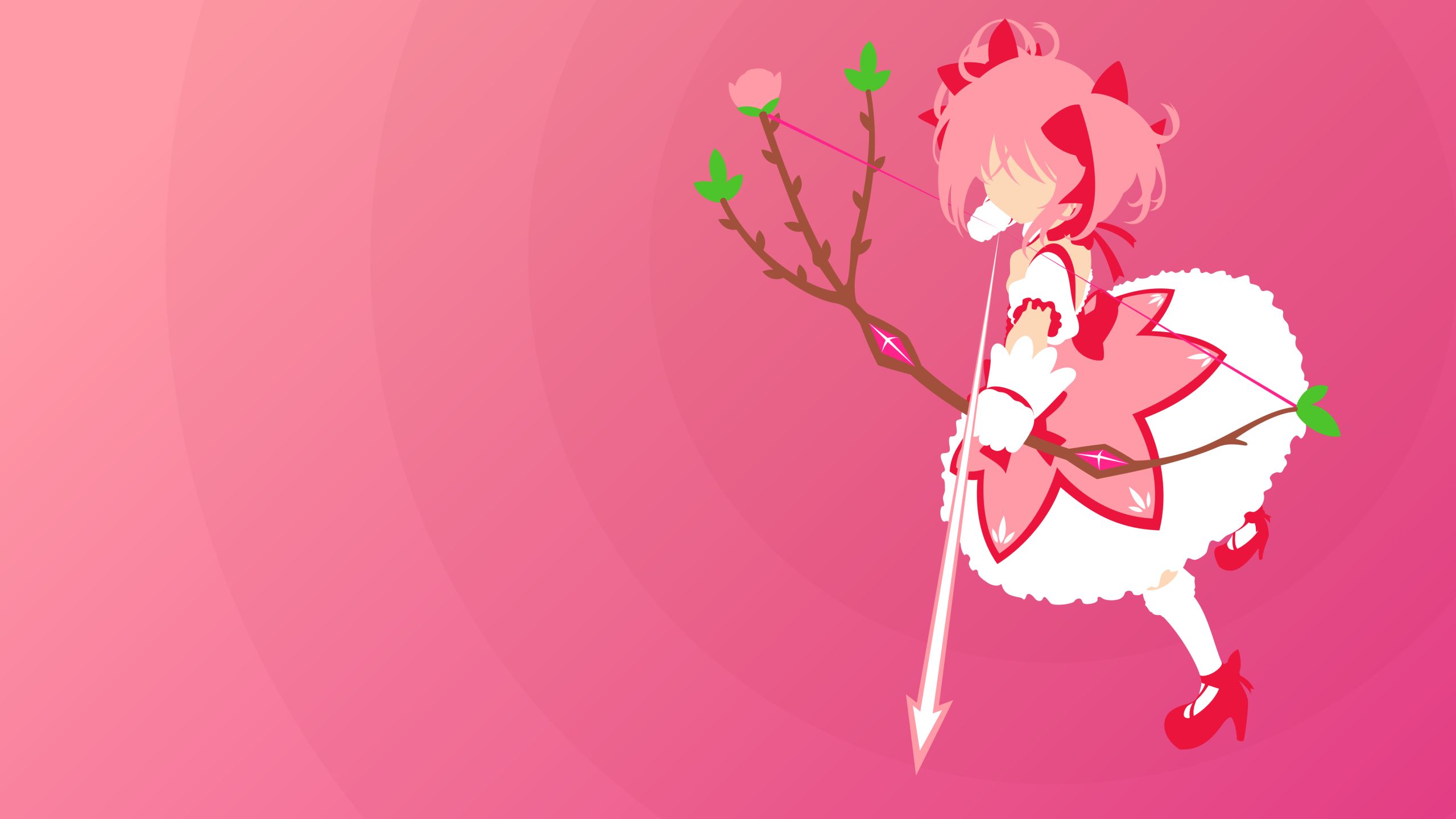 Handy-Wallpaper Animes, Madoka Magica, Madoka Kaname kostenlos herunterladen.