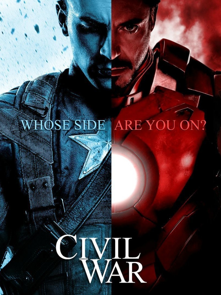 Download mobile wallpaper Iron Man, Captain America, Movie, Captain America: Civil War for free.