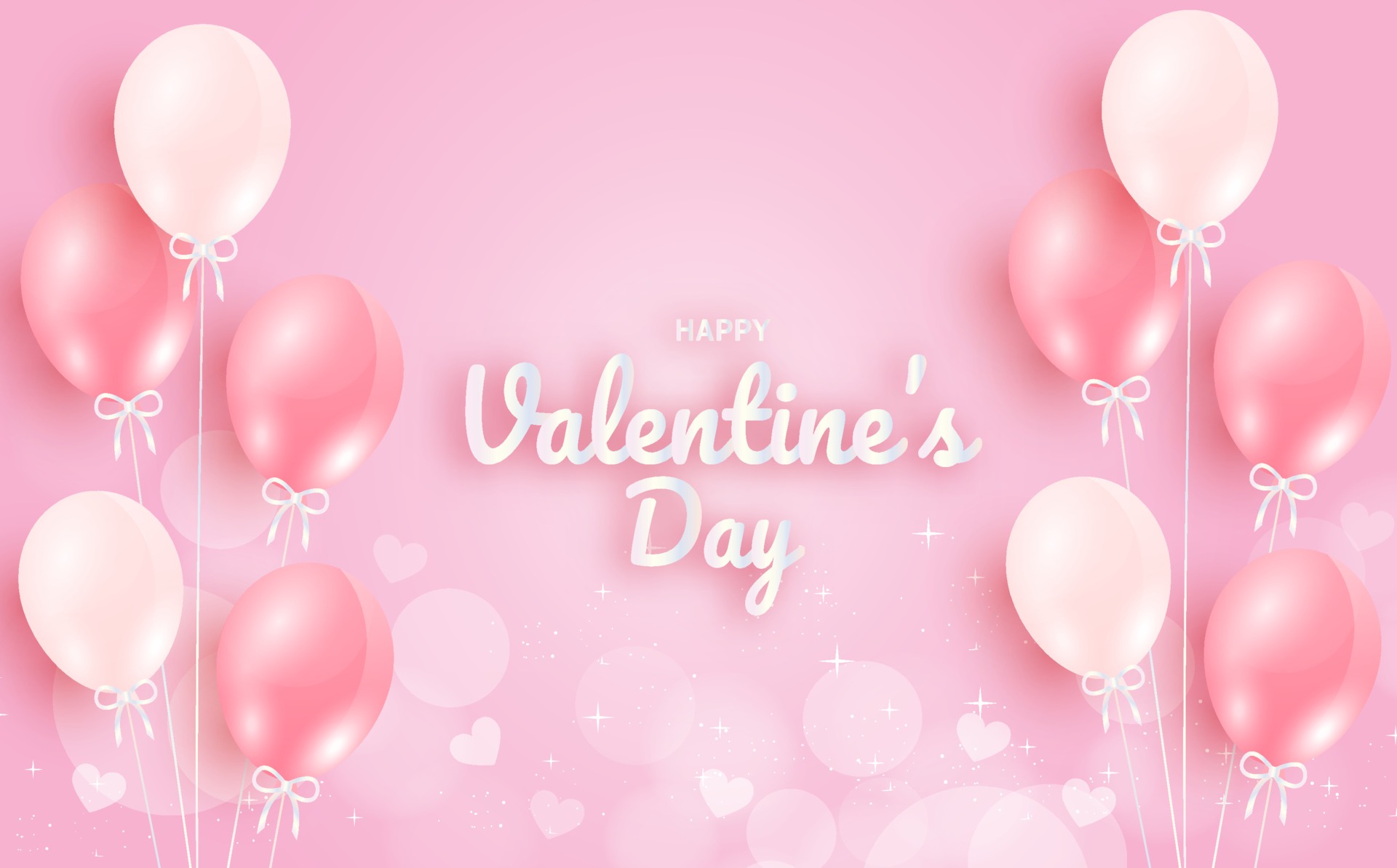 Handy-Wallpaper Feiertage, Valentinstag, Ballon, Fröhlichen Valentinstag kostenlos herunterladen.