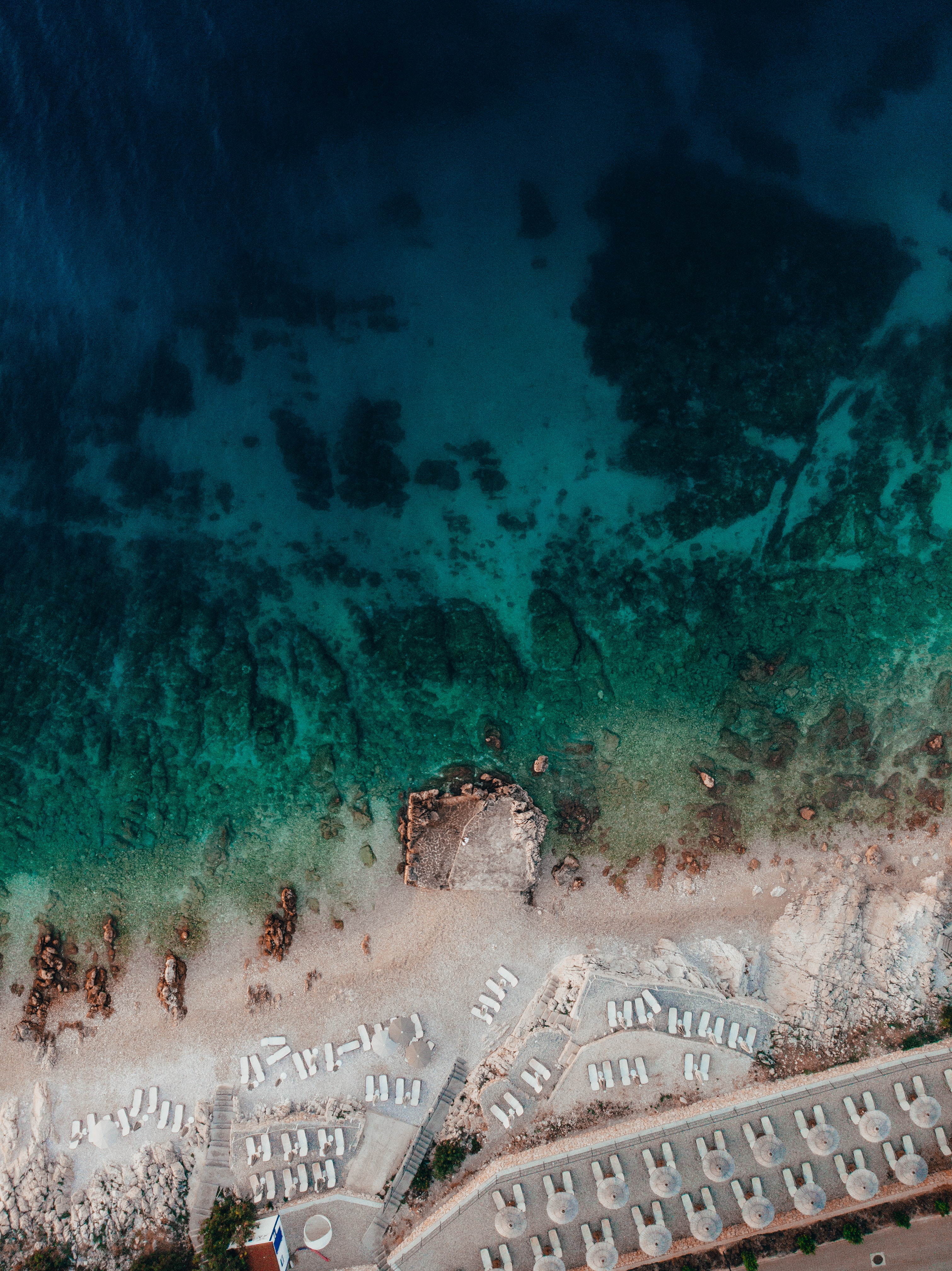 Download mobile wallpaper View From Above, Nature, Coast, Beach for free.
