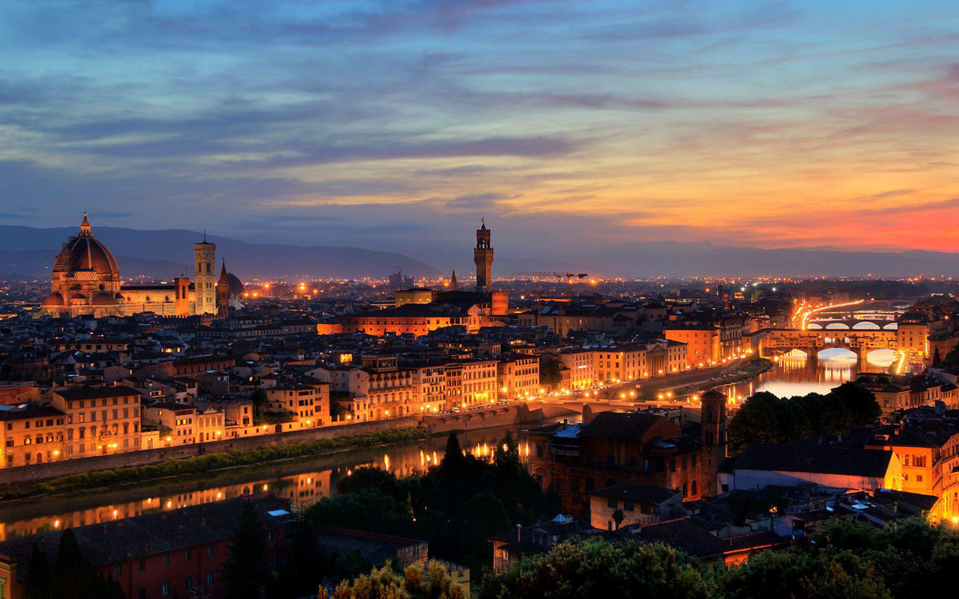 Download mobile wallpaper Florence, Italy, Cities, Man Made for free.