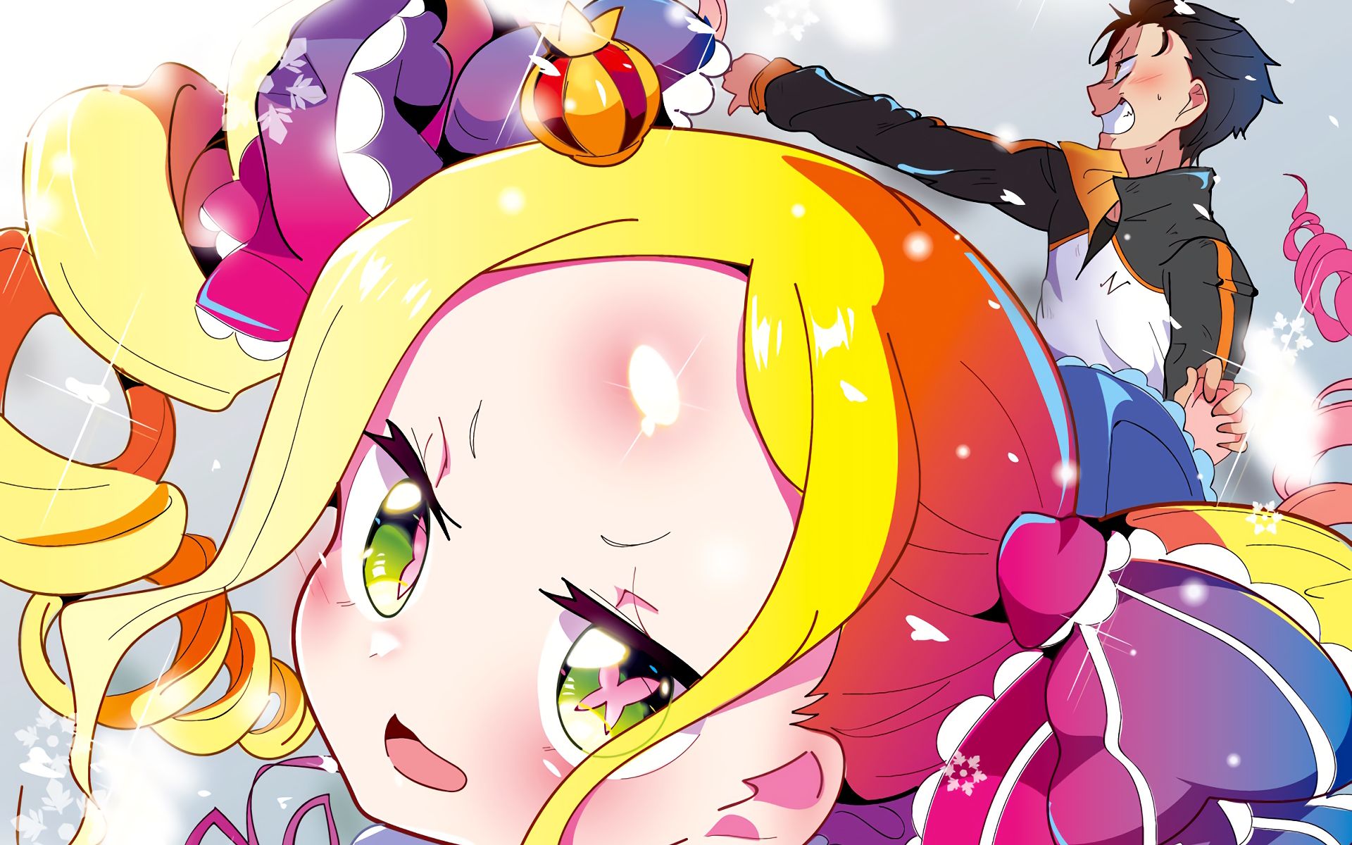 Handy-Wallpaper Animes, Re:zero Das Leben In Einer Anderen Welt Beginnen, Subaru Natsuki, Beatrice (Re: Zero) kostenlos herunterladen.