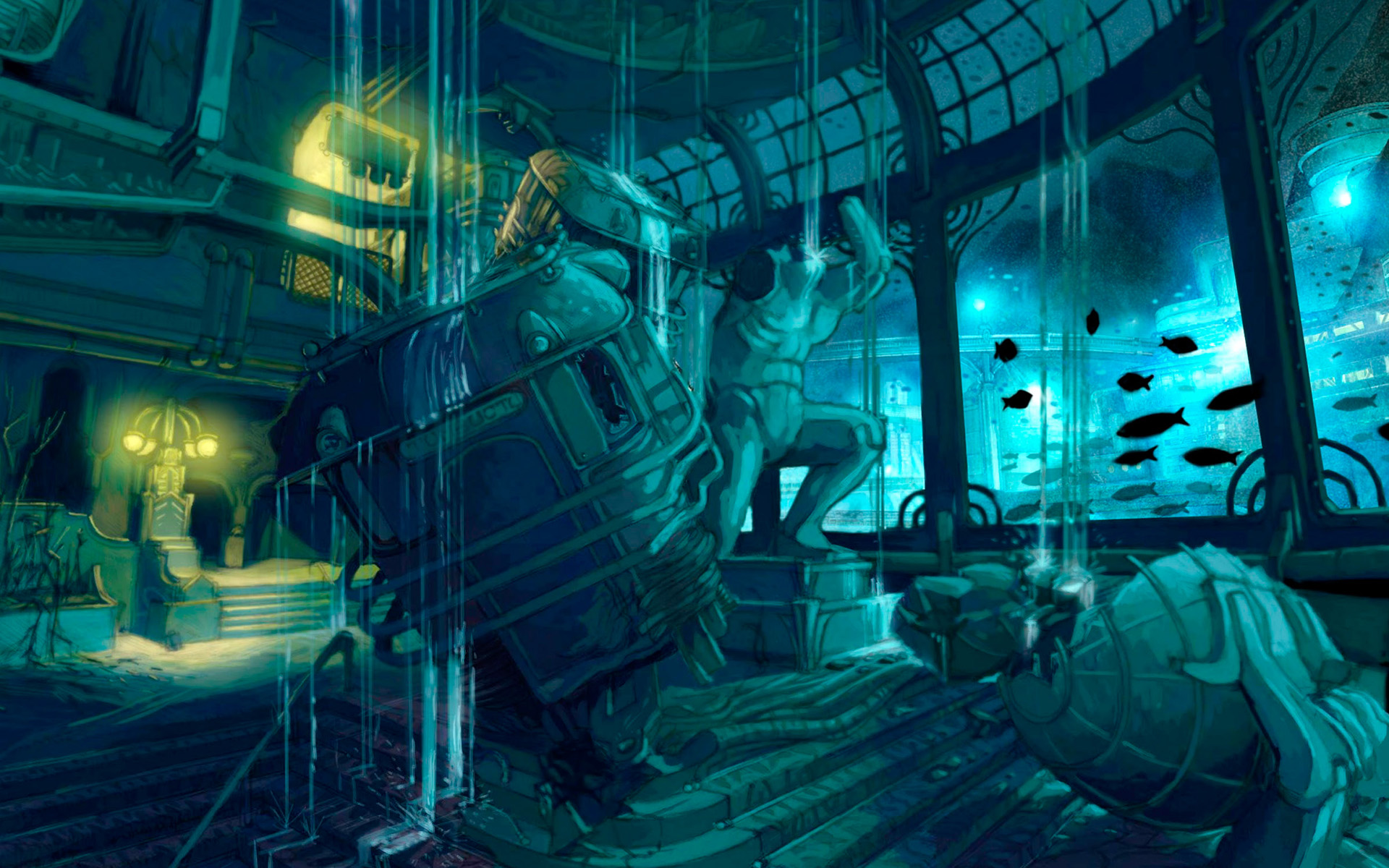 Handy-Wallpaper Bioshock, Computerspiele kostenlos herunterladen.