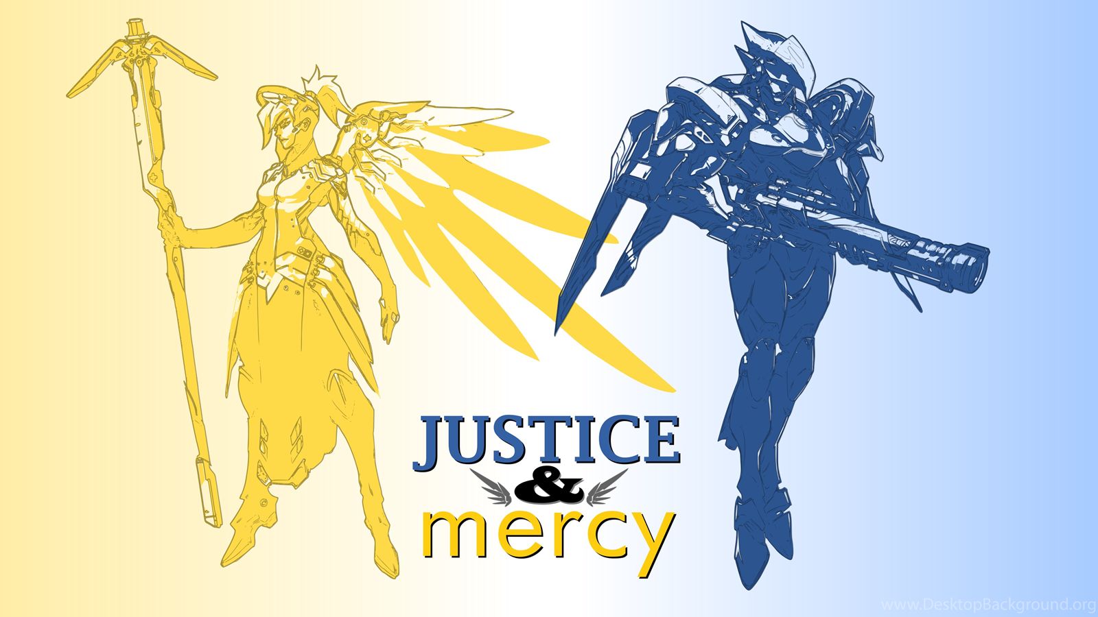 Download mobile wallpaper Overwatch, Video Game, Mercy (Overwatch), Pharah (Overwatch) for free.