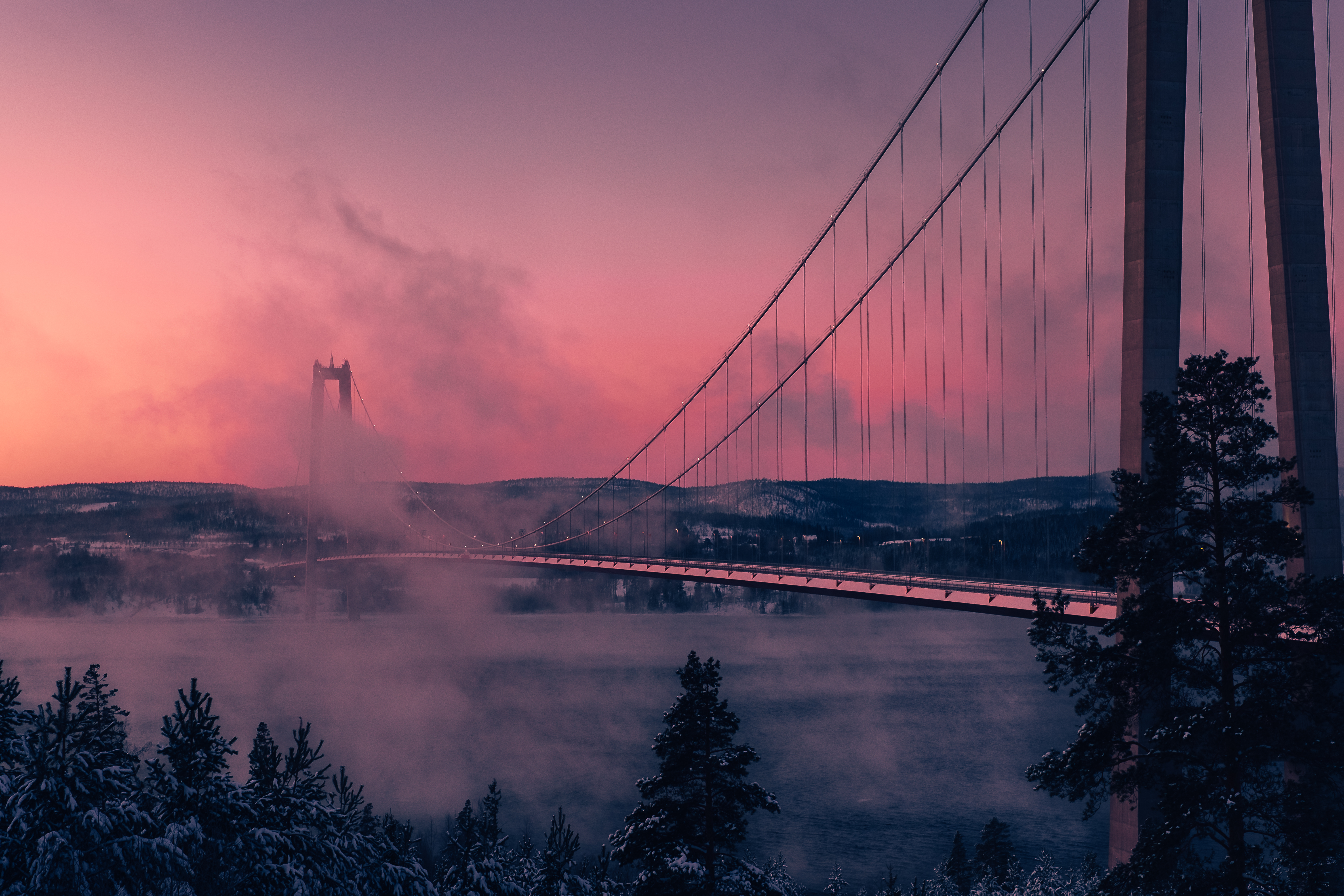 Laden Sie das Fluss, Brücke, Brücken, Menschengemacht-Bild kostenlos auf Ihren PC-Desktop herunter