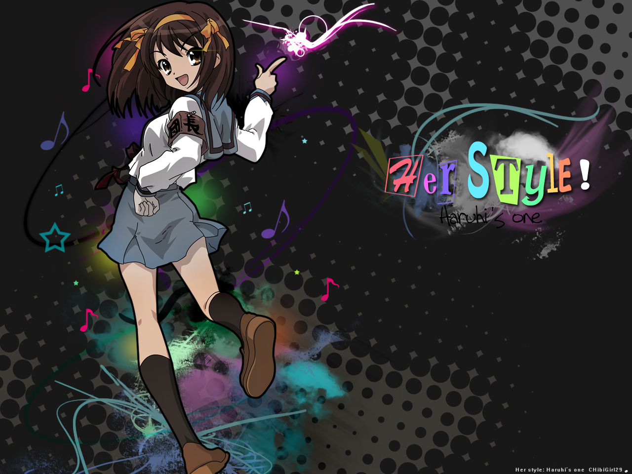 Handy-Wallpaper Animes, Haruhi Suzumiya, Suzumiya Haruhi No Yūutsu kostenlos herunterladen.