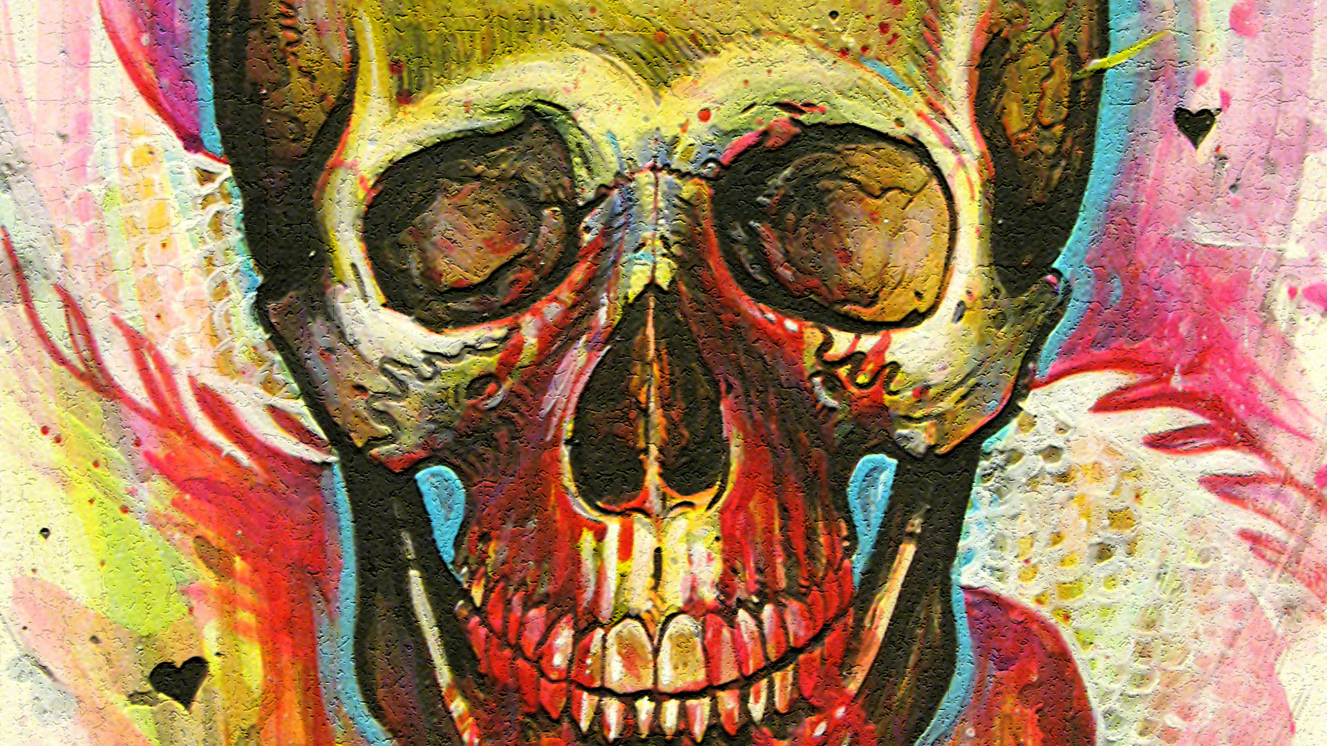 Free download wallpaper Graffiti, Artistic, Skull on your PC desktop