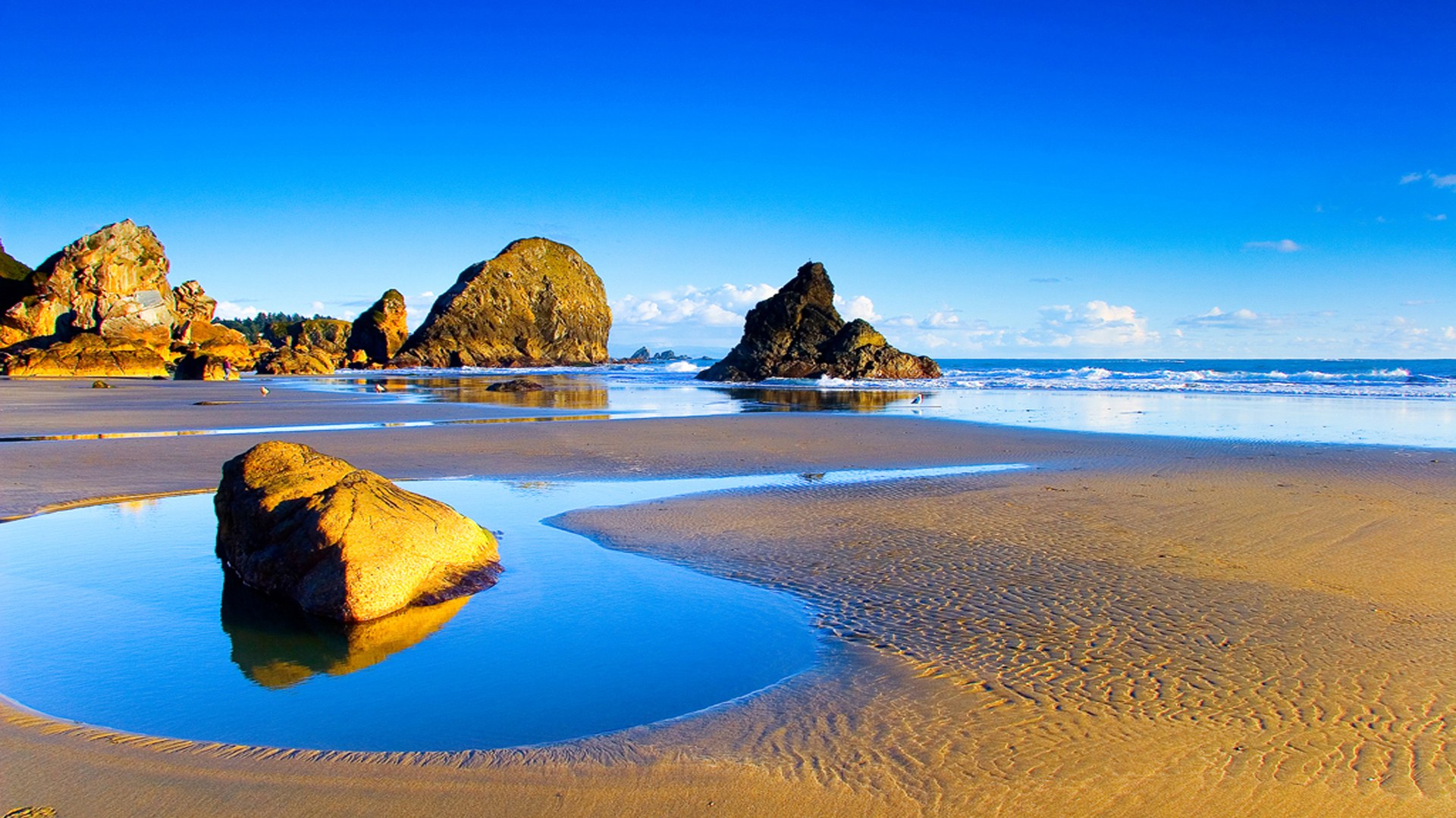Скачать обои бесплатно Пляж, Синий, Земля/природа картинка на рабочий стол ПК