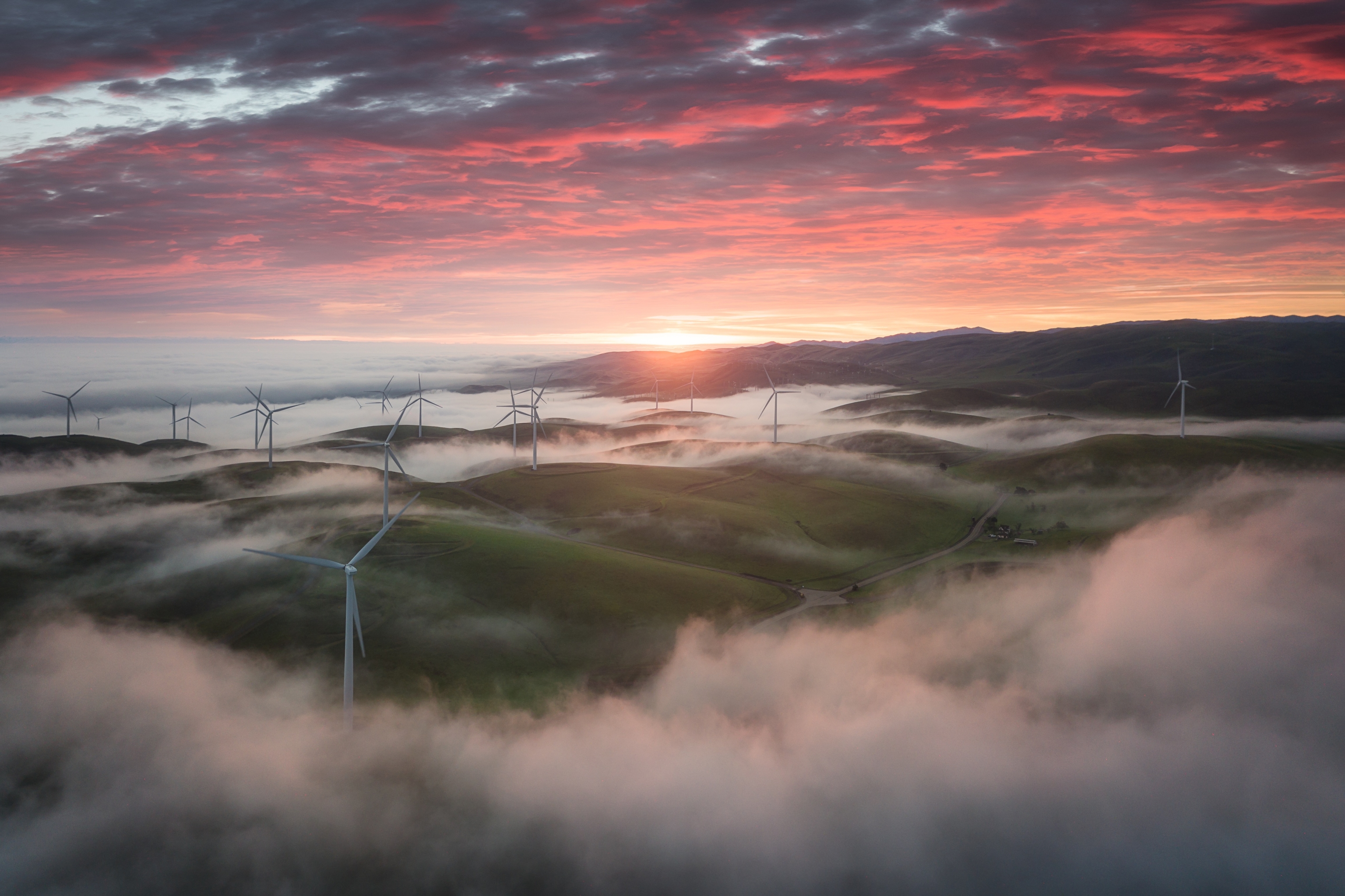 Laden Sie das Landschaft, Windkraftanlage, Menschengemacht-Bild kostenlos auf Ihren PC-Desktop herunter