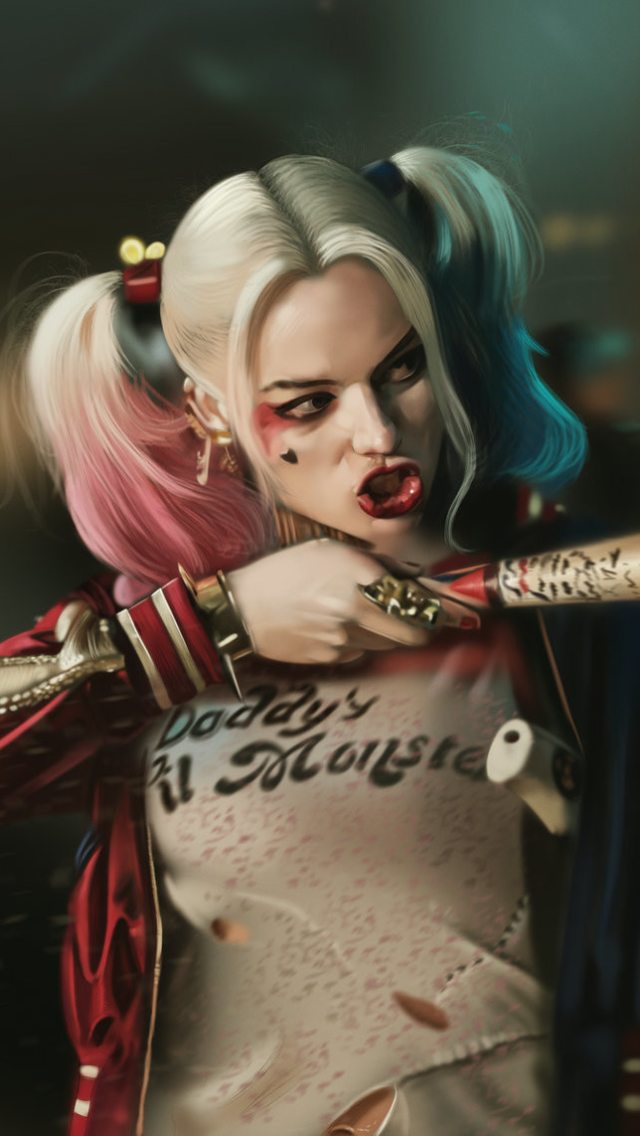 Handy-Wallpaper Filme, Harley Quinn, The Suicide Squad kostenlos herunterladen.