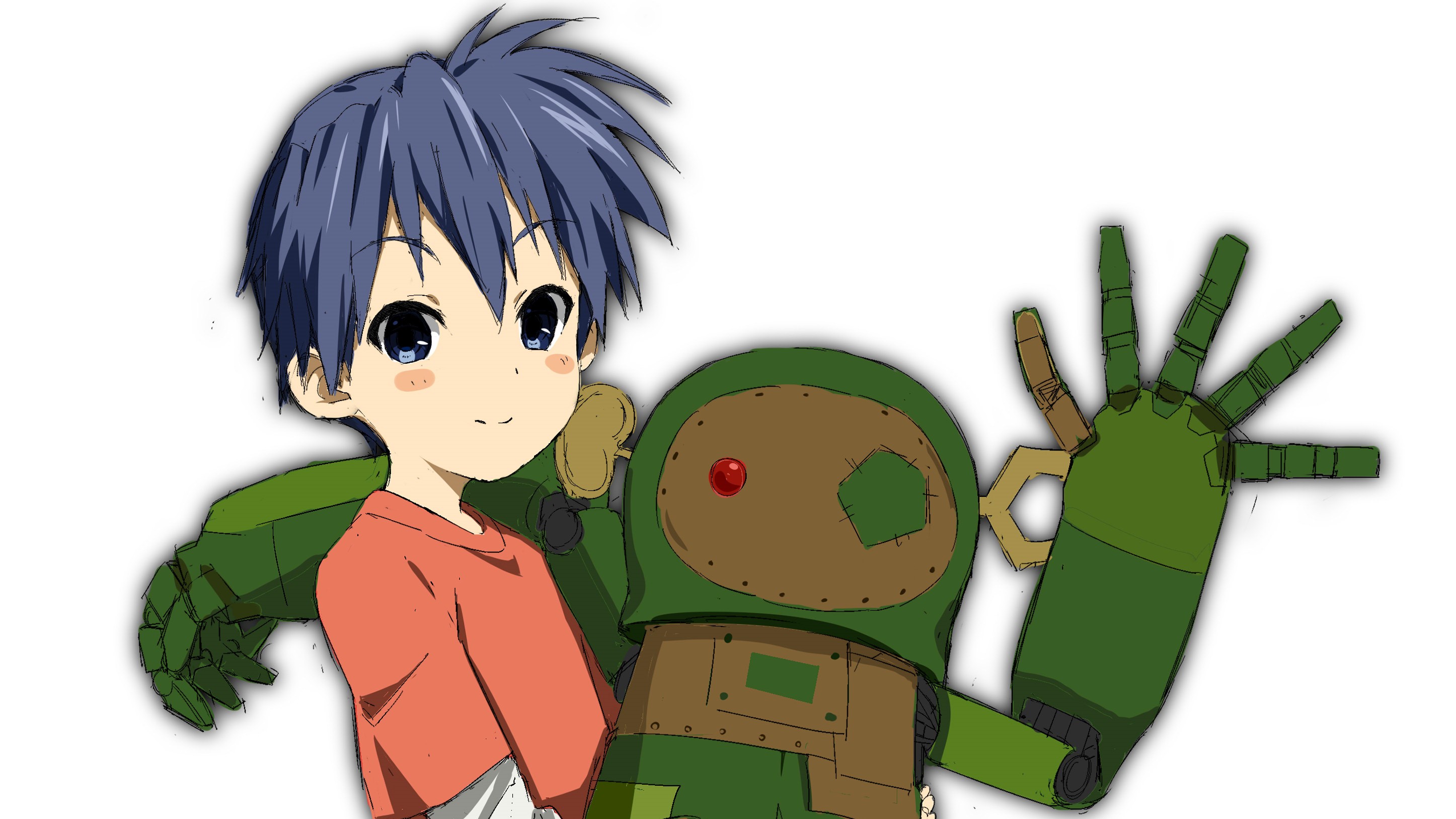 Free download wallpaper Anime, Clannad, Tomoya Okazaki, Junk Robot on your PC desktop