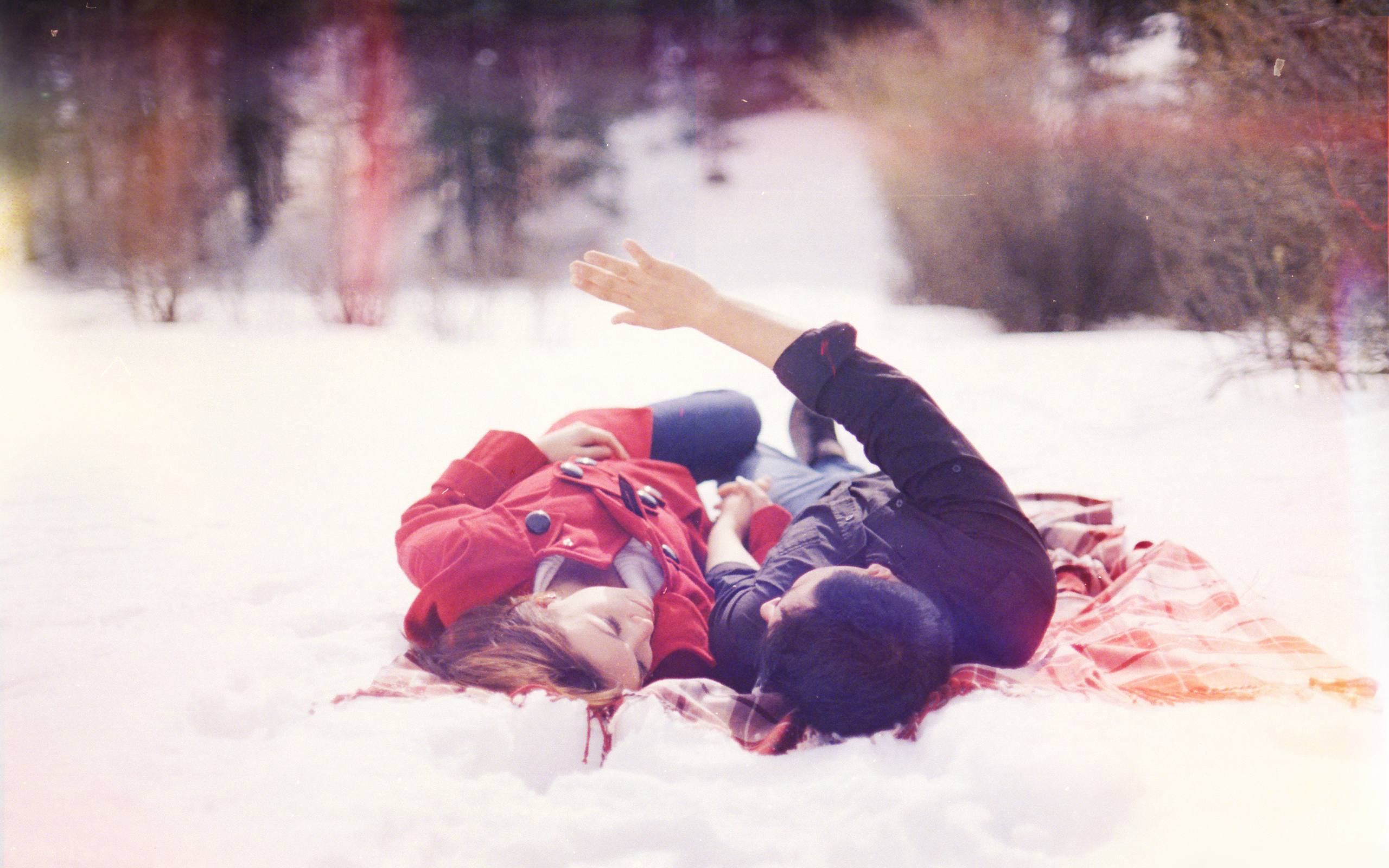 Скачати мобільні шпалери Сніг, Фотографія, Кохання безкоштовно.