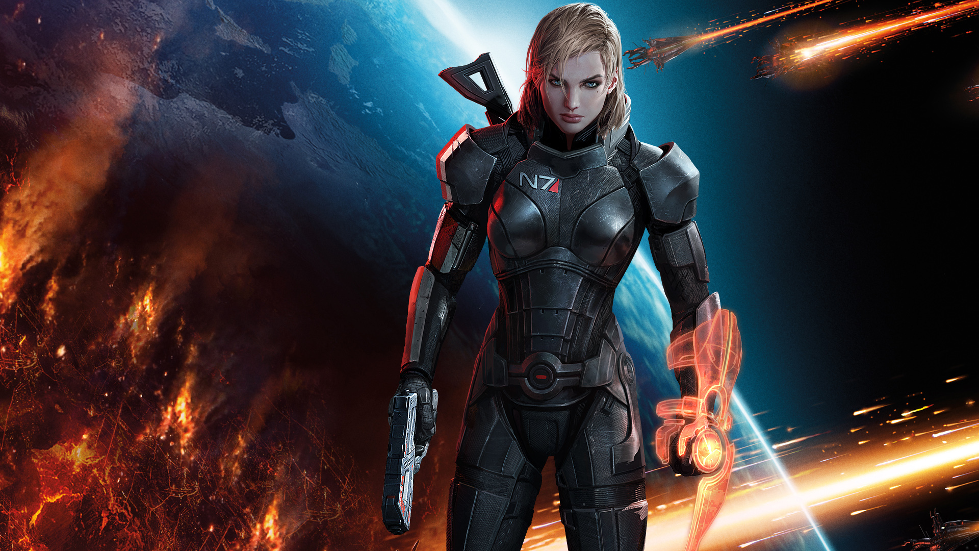 commander shepard, video game, mass effect 3, alien, mass effect, sci fi, warrior