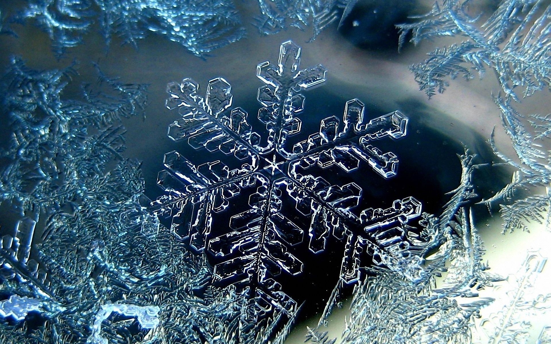 Download mobile wallpaper Snowflakes, Winter, Ice, Patterns, Macro, Form for free.