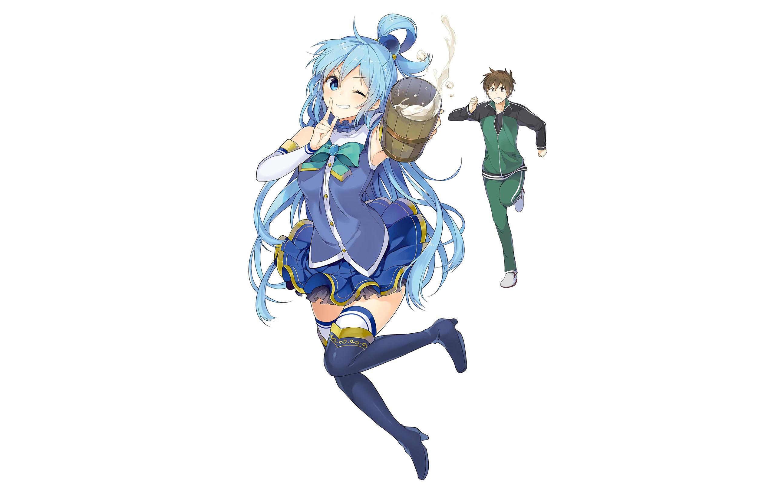 Baixe gratuitamente a imagem Anime, Konosuba: As Bençãos De Deus Neste Mundo Maravilhoso, Aqua (Konosuba), Kazuma Satou, Konosuba na área de trabalho do seu PC