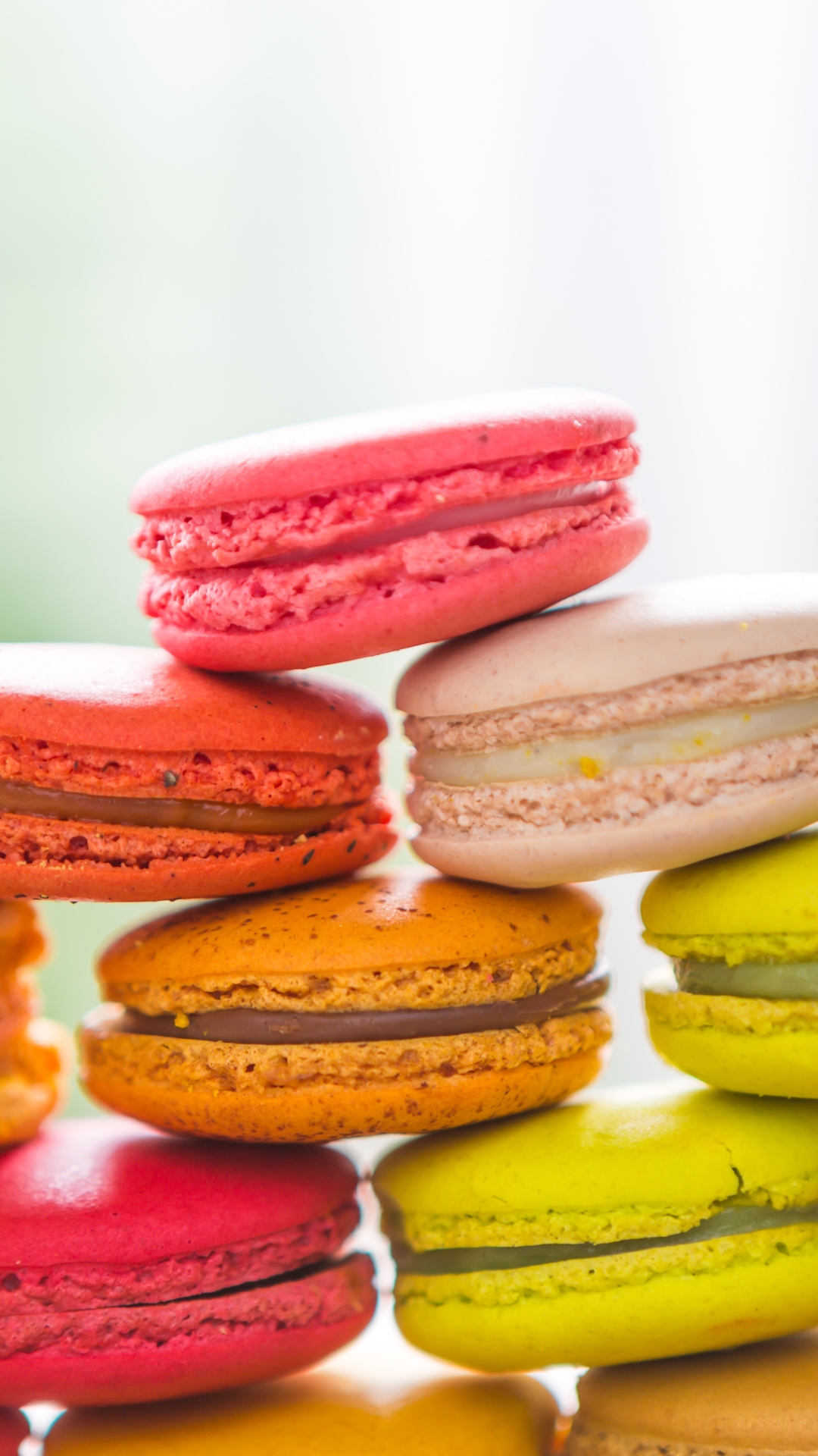 Download mobile wallpaper Food, Sweets, Macaron for free.