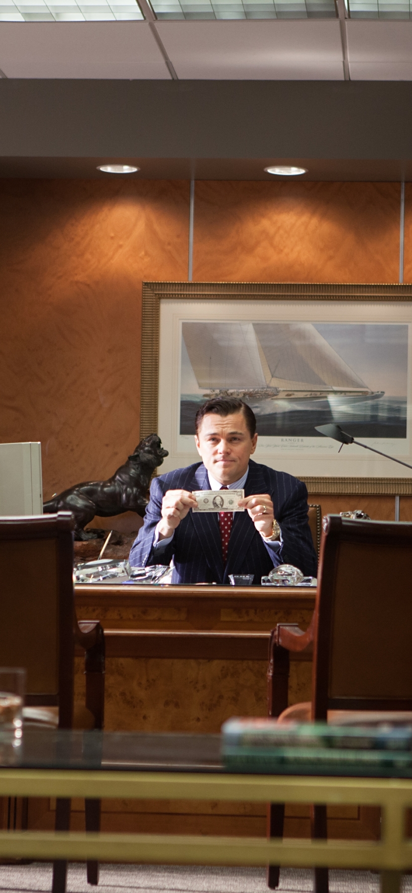 Download mobile wallpaper Leonardo Dicaprio, Movie, Jordan Belfort, The Wolf Of Wall Street for free.