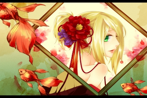 Baixar papel de parede para celular de Anime, Vocaloid, Japonês, Rin Kagamine gratuito.