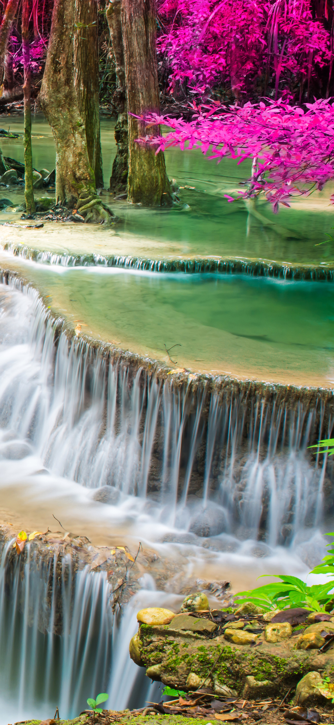 Handy-Wallpaper Natur, Wasserfälle, Wasserfall, Erde/natur kostenlos herunterladen.