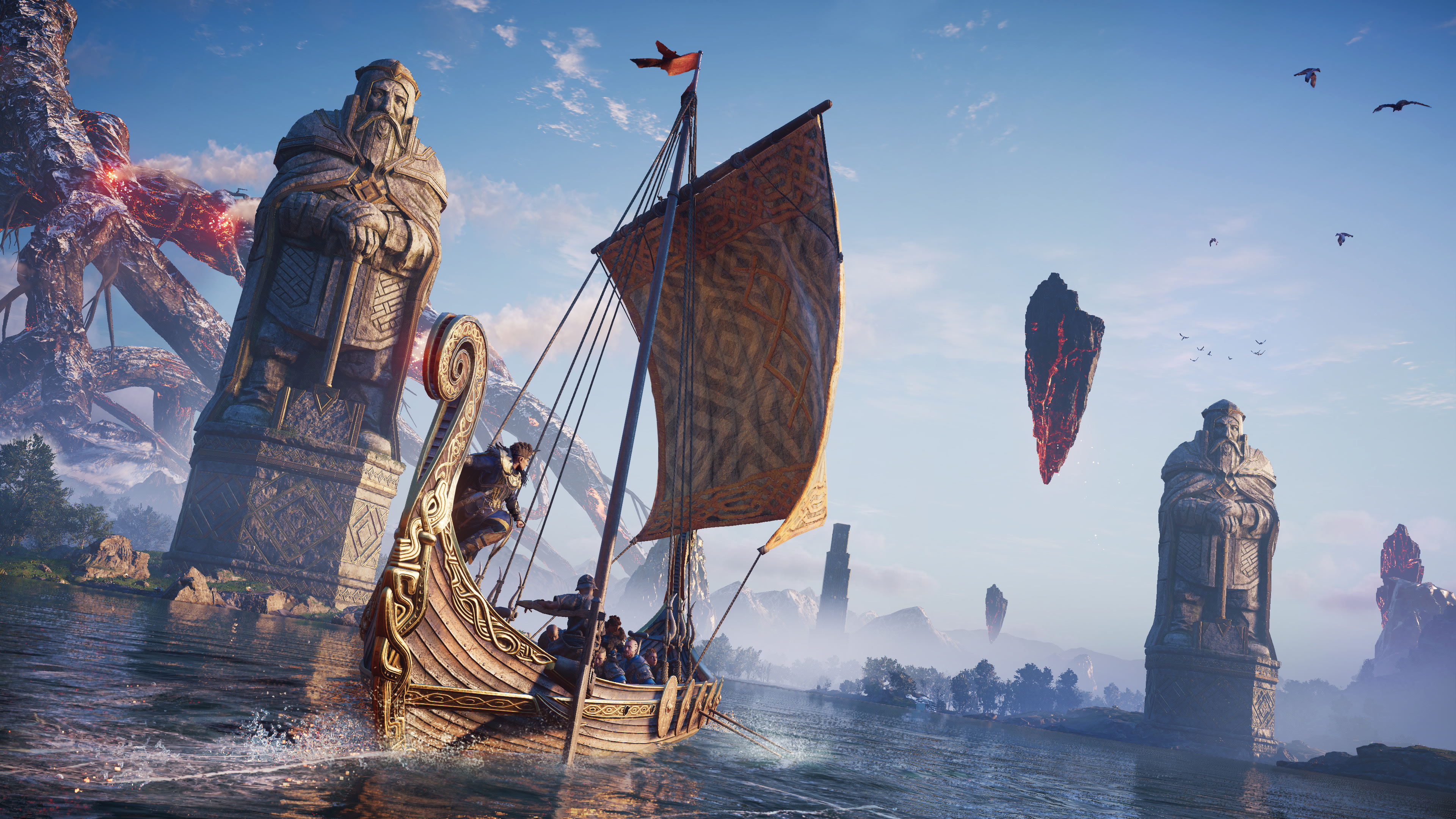 Завантажити шпалери Assassin's Creed Valhalla: Dawn Of Ragnarok на телефон безкоштовно