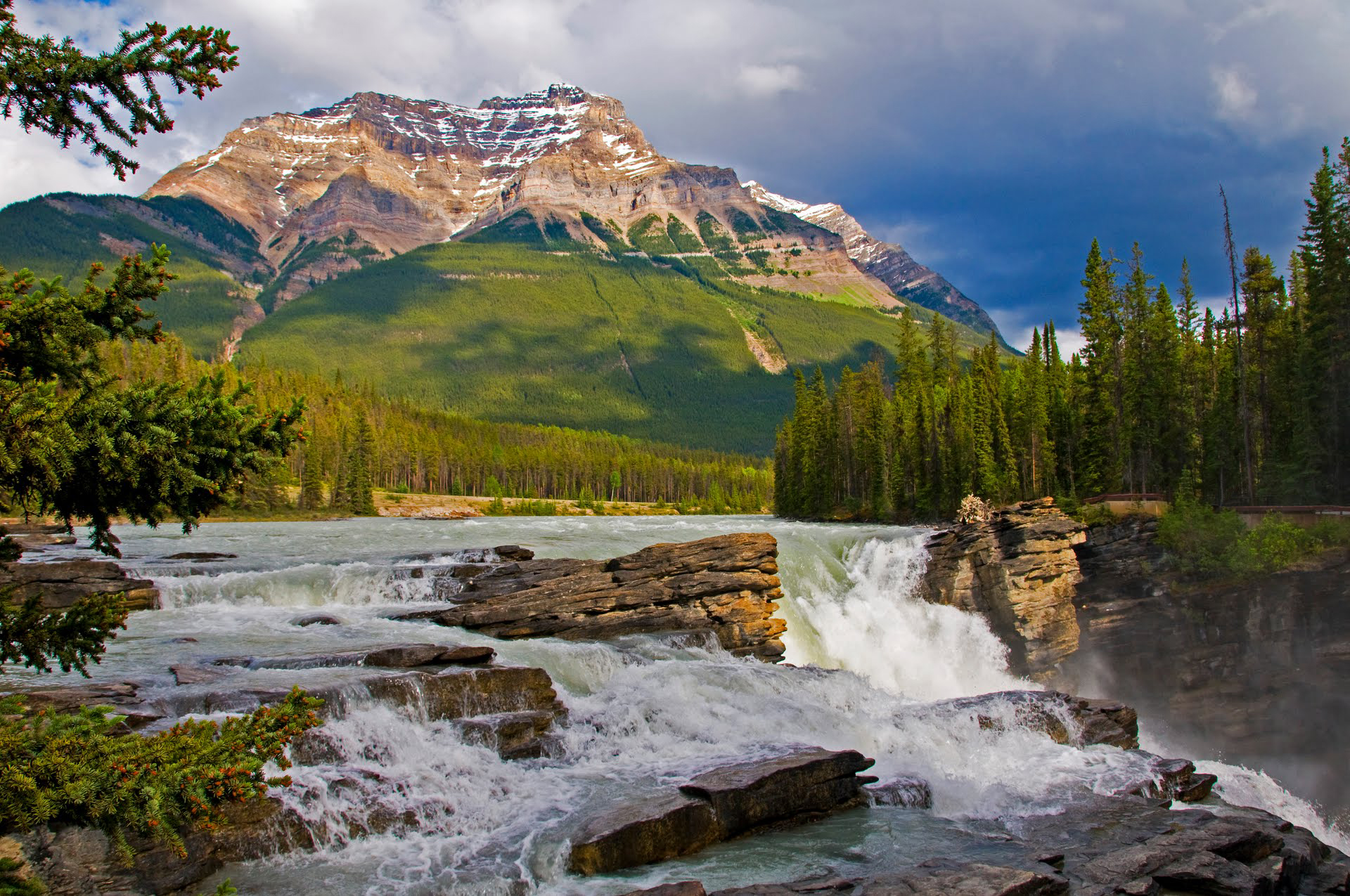 Descarga gratis la imagen Montaña, Cascada, Tierra/naturaleza en el escritorio de tu PC
