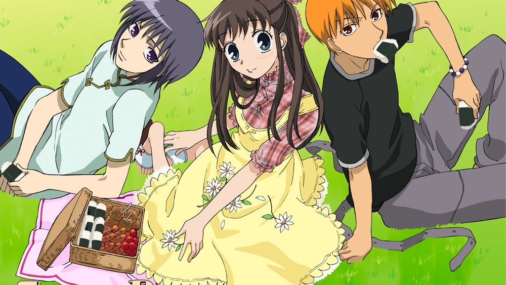 Fruits Basket : Kyo Sohma, Tohru Honda, Yuki Sohma Fond d'Écran