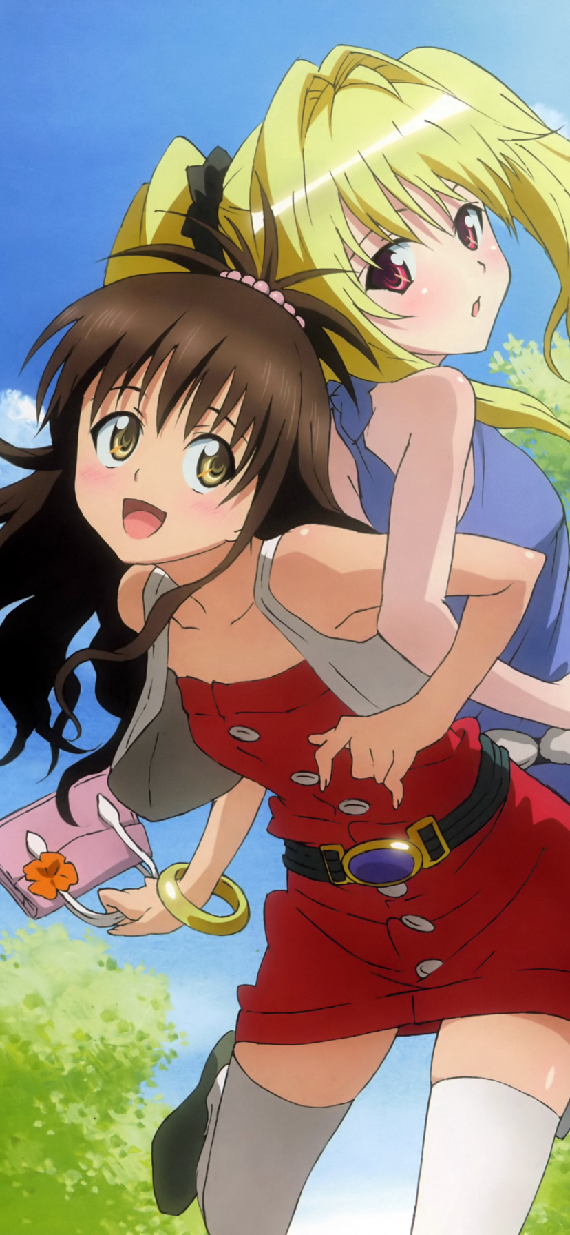 Handy-Wallpaper Animes, Goldene Dunkelheit, Toraburu, Michan Yuuki kostenlos herunterladen.
