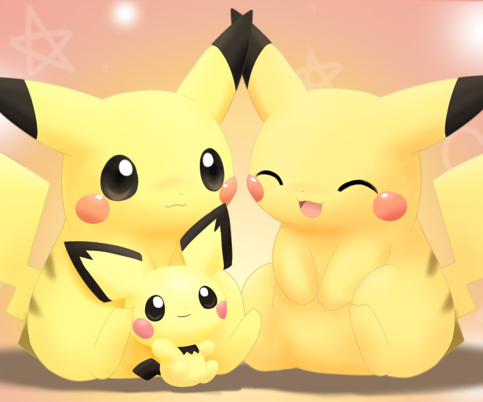Download mobile wallpaper Pokémon, Cute, Pikachu, Video Game, Pichu (Pokémon) for free.