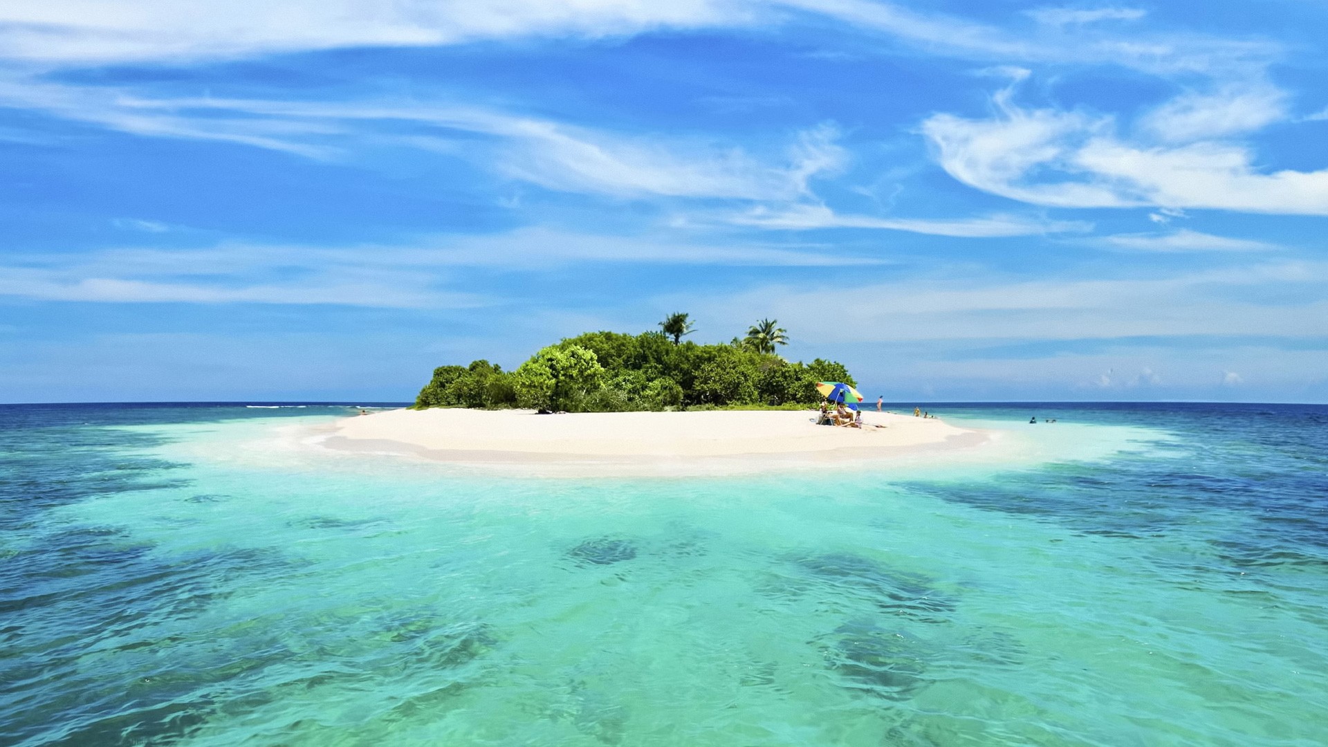 Laden Sie das Horizont, Ozean, Insel, Tropisch, Meer, Erde/natur-Bild kostenlos auf Ihren PC-Desktop herunter