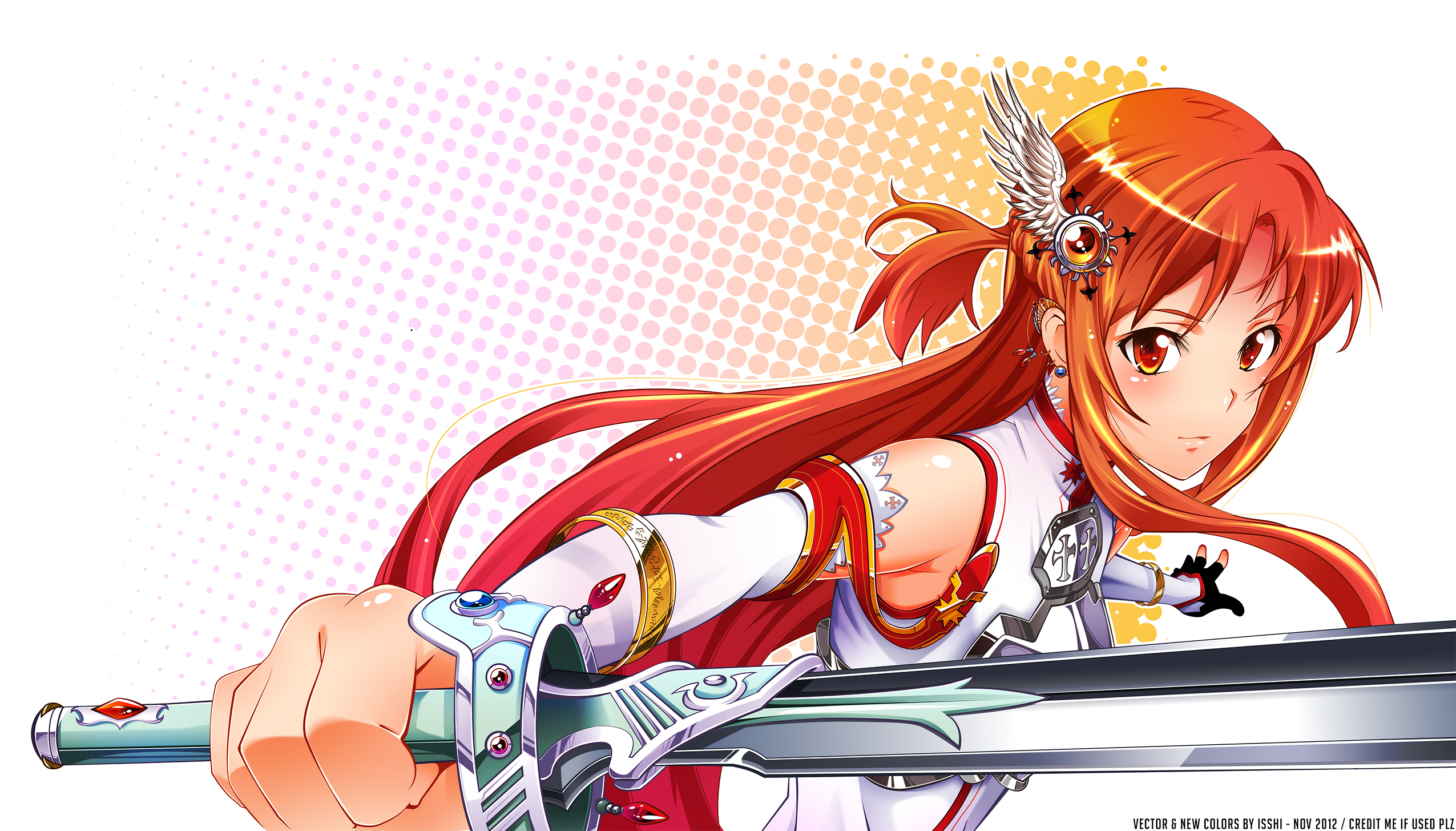 Handy-Wallpaper Sword Art Online, Asuna Yuuki, Animes kostenlos herunterladen.