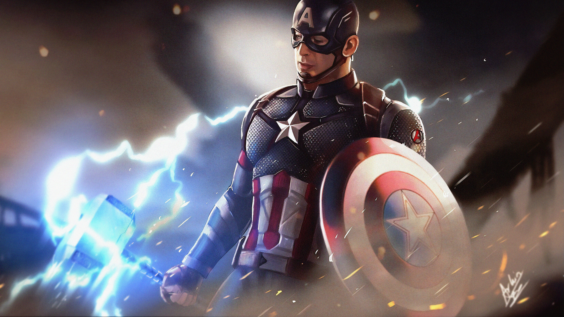 Handy-Wallpaper Captain America, Comics kostenlos herunterladen.