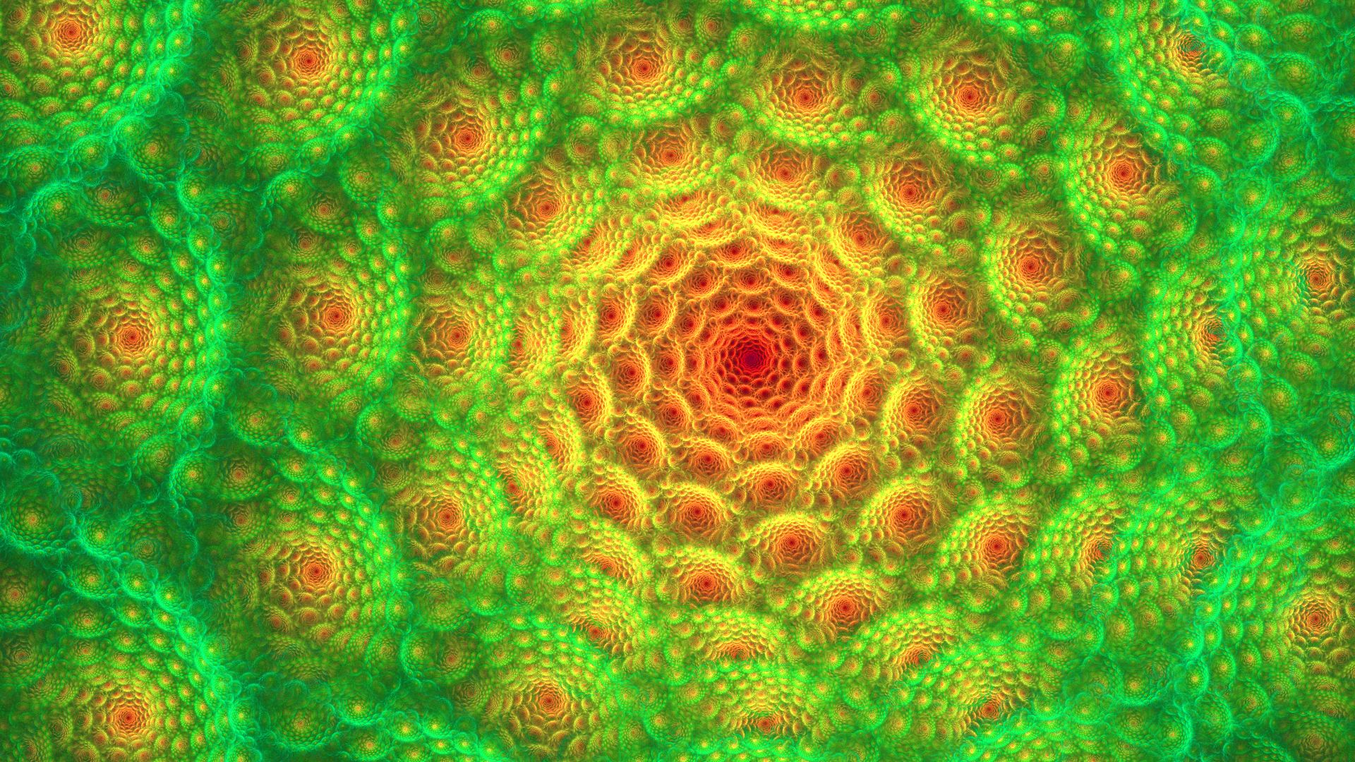 abstract, fractal, flower, spiral