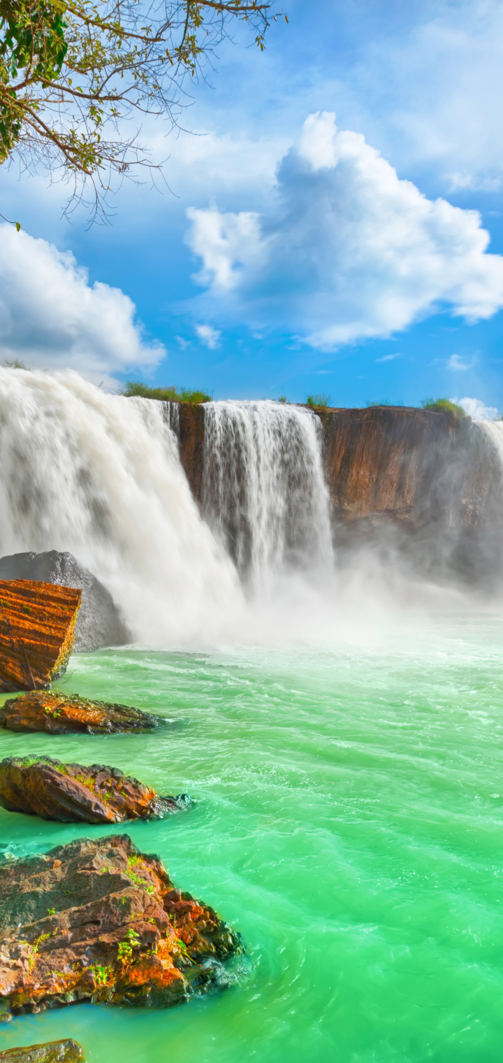 Descarga gratuita de fondo de pantalla para móvil de Cascadas, Cascada, Tierra/naturaleza.