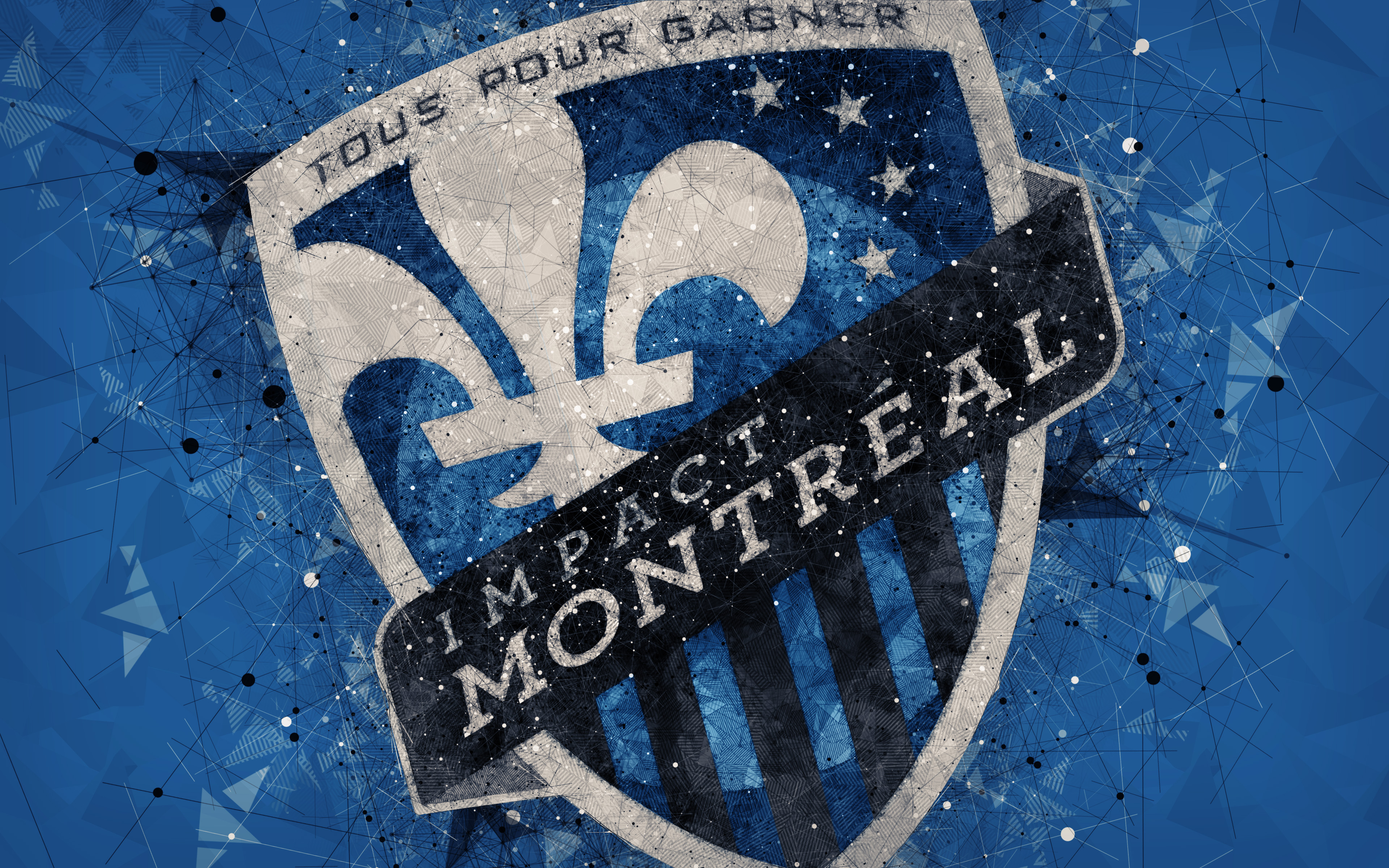 Handy-Wallpaper Sport, Fußball, Logo, Emblem, Mls, Cf Montreal kostenlos herunterladen.