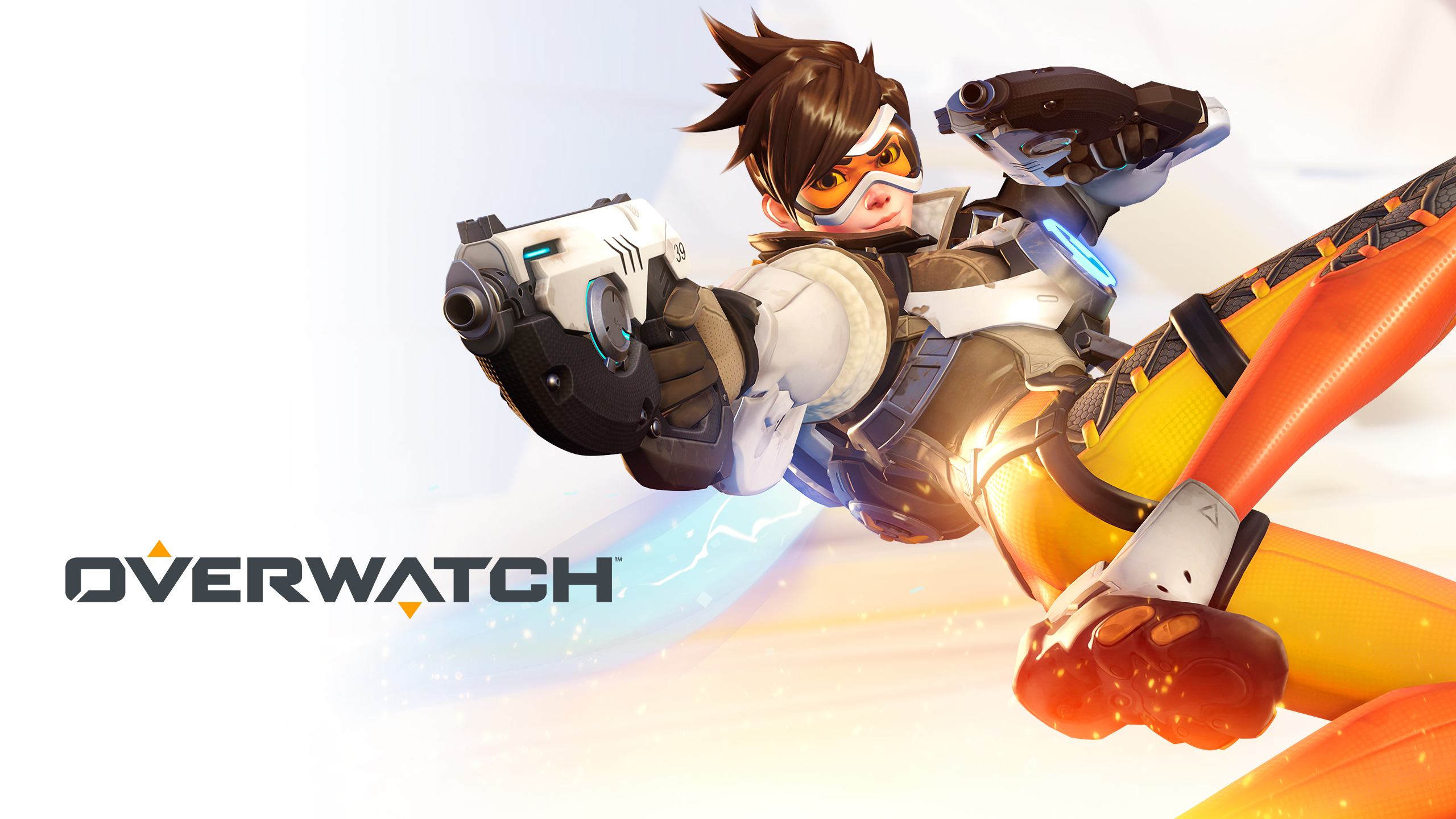Download mobile wallpaper Logo, Overwatch, Video Game, Tracer (Overwatch) for free.